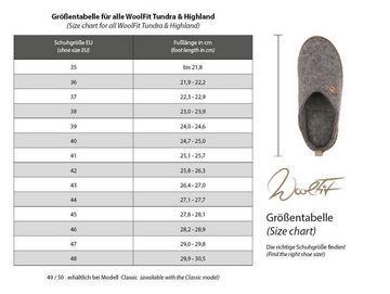 WoolFit Highland knöchelhoher Hüttenschuh aus Filz Hausschuh mit chromfreier Ledersohle