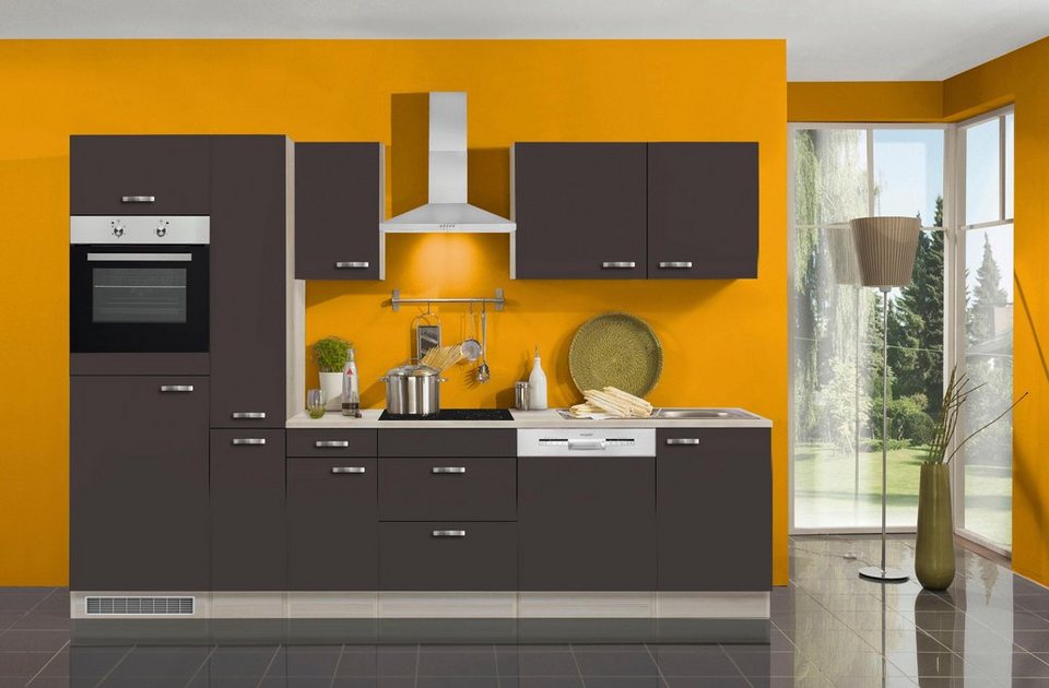 OPTIFIT Küchenzeile Faro, mit E-Geräten, Breite 300 cm, In 3  Farbkombinationen erhältlich