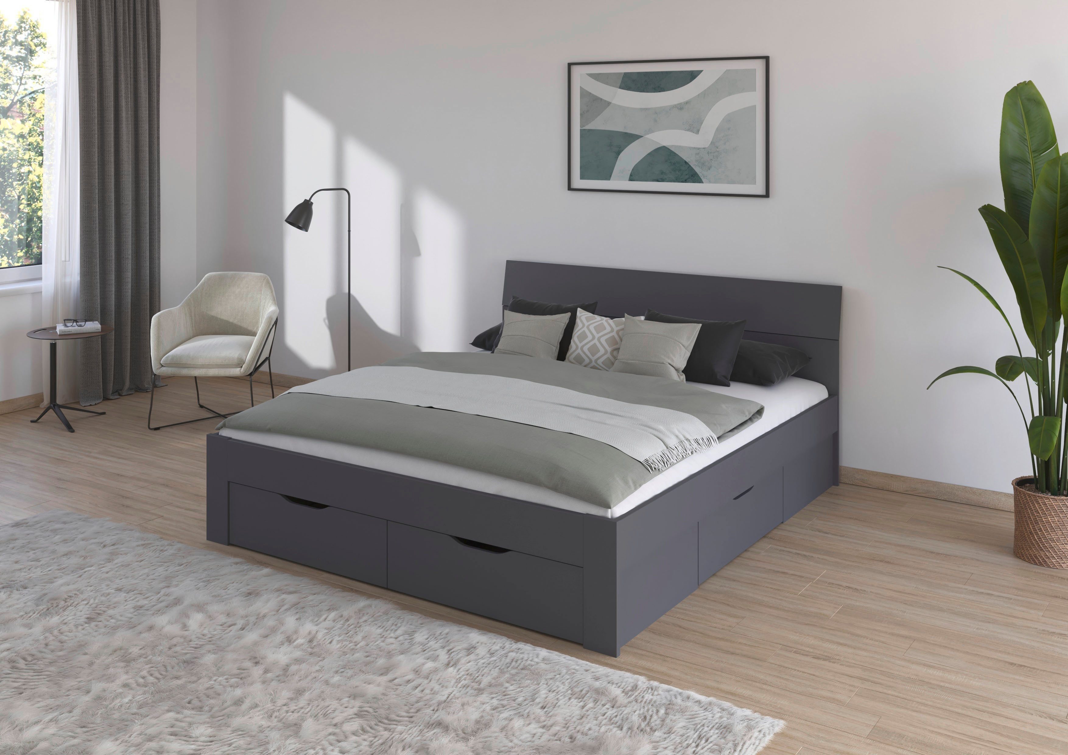 rauch Bett Einzelbett Doppelbett Stauraum FLEXX Breiten 90/140/180 cm, Einzelbett Doppelbett Stauraum FLEXX Breiten 90/140/180 cm – Bild 2 von 5