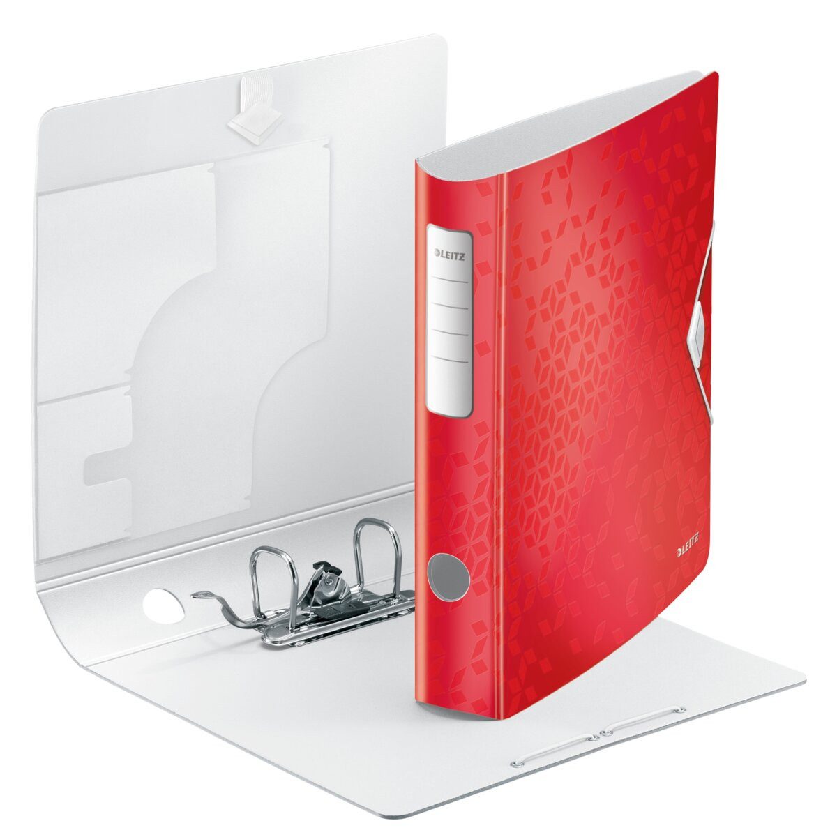 LEITZ Aktenordner Ordner Active Wow 180 Grad 6cm rot (5 Stück)