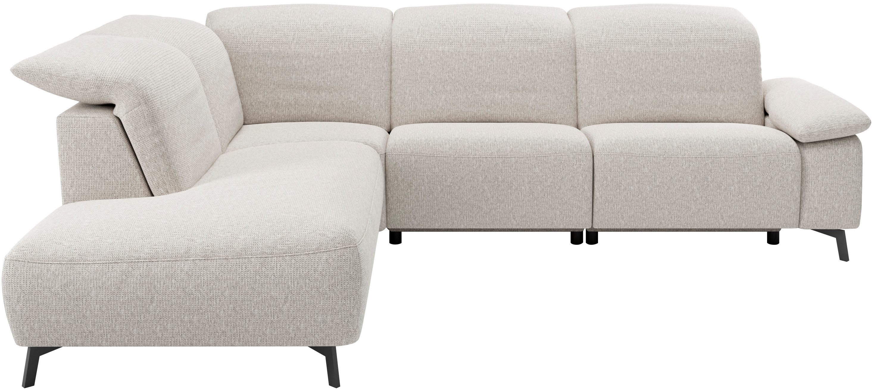 Musterring Ecksofa MR 370, intelligenter Komfort im modernen Design, Optionale Relaxfunktion, flexible Kopfteile & klappbare Armlehnen