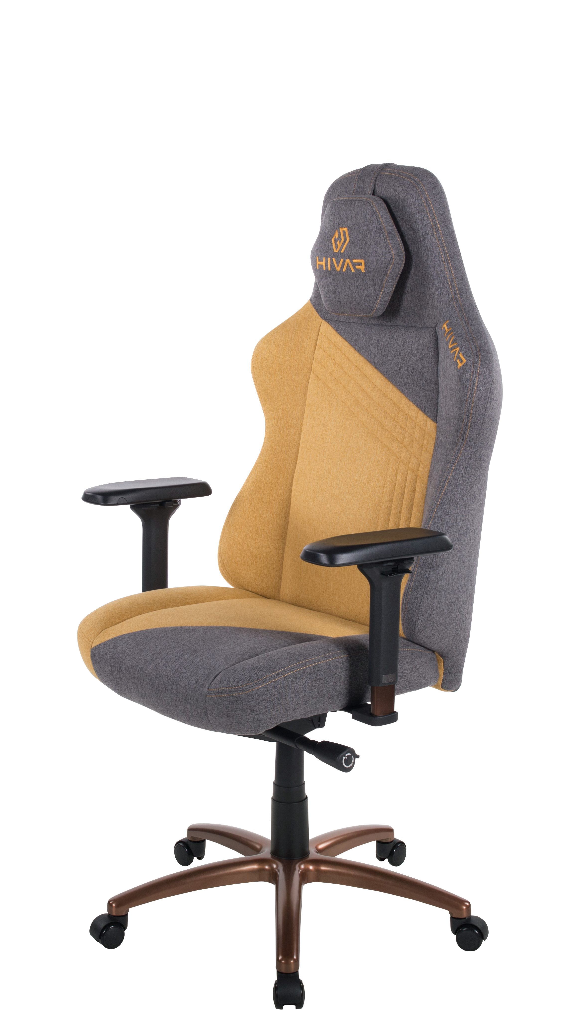 HIVAR Gaming-Stuhl SKYLAR Sitztiefenverstellung, XL, 150 Copper Belastbarkeit SUN Fußkreuz: TÜV kg geprüft