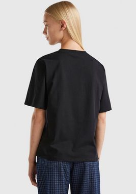 United Colors of Benetton T-Shirt mit Label-Schriftzug vorne