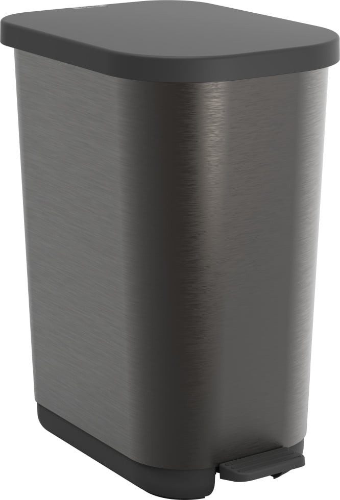 ROTHO Mülleimer Rotho Treteimer Ribo 35 L schwarz