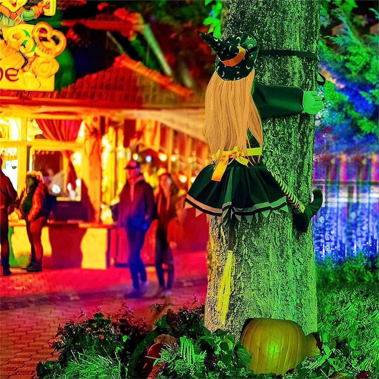 Baum, in Halloween Deko Hexe Abstürzende Halloween Dekoration autolock Dekobaum