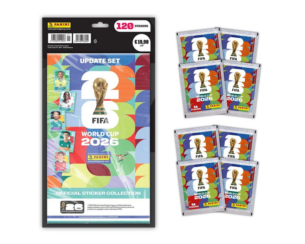 Panini Sammelkarte Panini - FIFA World Cup 2026™ Stickerkollektion - Update-Set Plus
