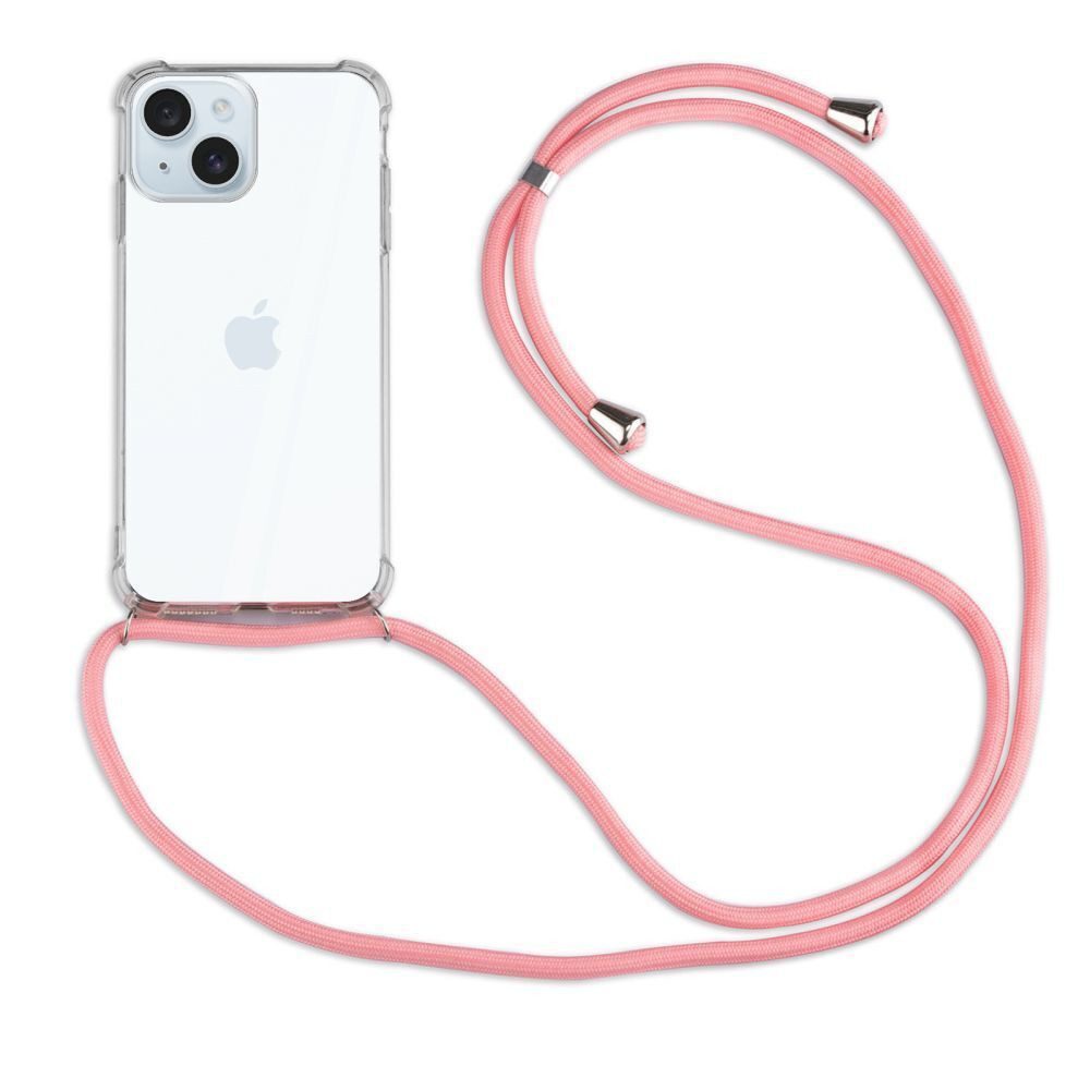 betterfon Handykette für Apple iPhone 15/ Pro/ Pro Max/ Plus Handyhülle mit Band & Kordel, Hände frei – mit Silikonhülle & Schnur für flexiblen Alltag