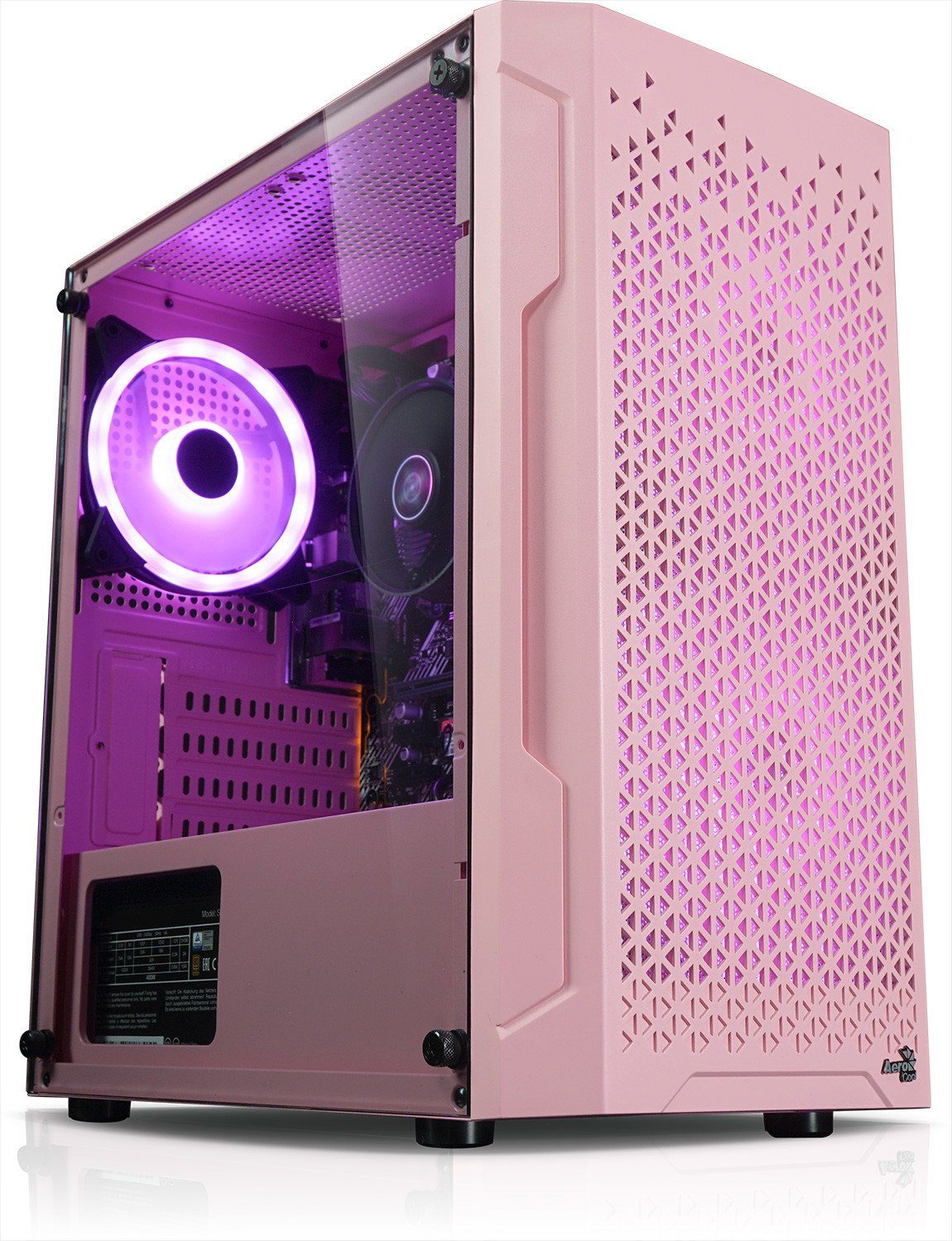 Kiebel Zindarella V PC (AMD Ryzen 5 AMD Ryzen 5 5600G, Radeon Vega, 32 GB RAM, 1000 GB HDD, 500 GB SSD, Luftkühlung, RGB-Beleuchtung, WLAN)