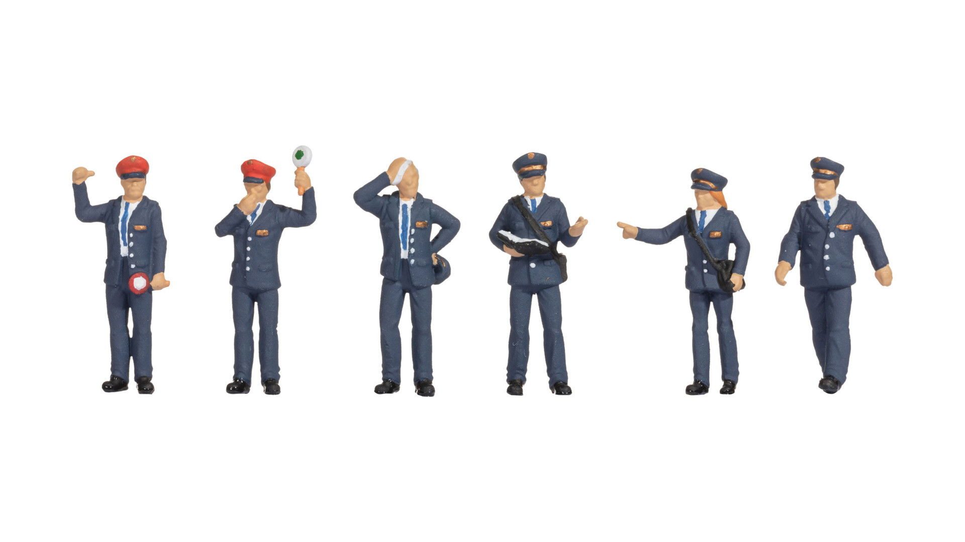 NOCH Dekofigur NOCH H0 Figuren Bahnbeamte Tschechien, Figuren-Set