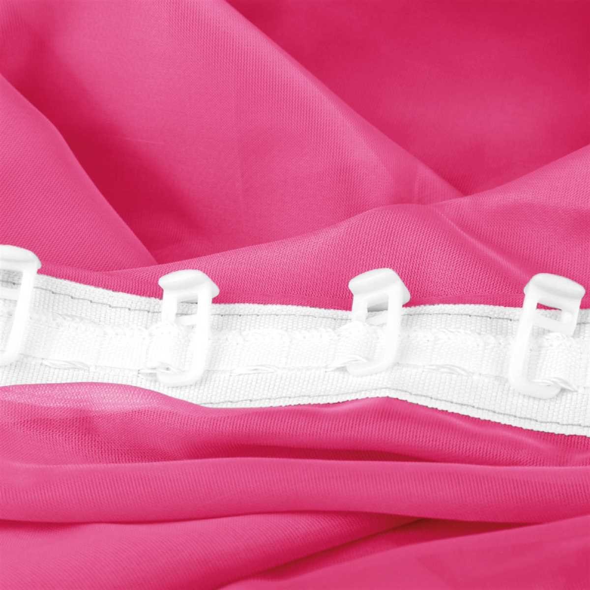 Voile, Kräuselband mit transparent, Bestlivings, (2 (2 Vorhang, St), Gardinenset Pink "Transparent" Dekoschals Universalband)