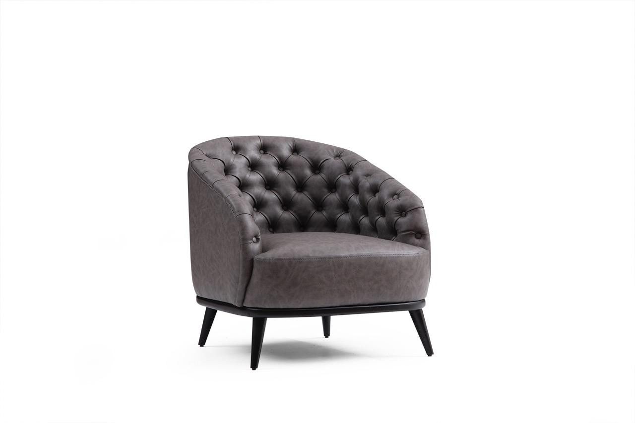 Xlmoebel Chesterfield-Sessel Luxus Chesterfield Sessel in edlem Design für stilvolle Räume (1-St., Sessel), Hergestellt in Europa