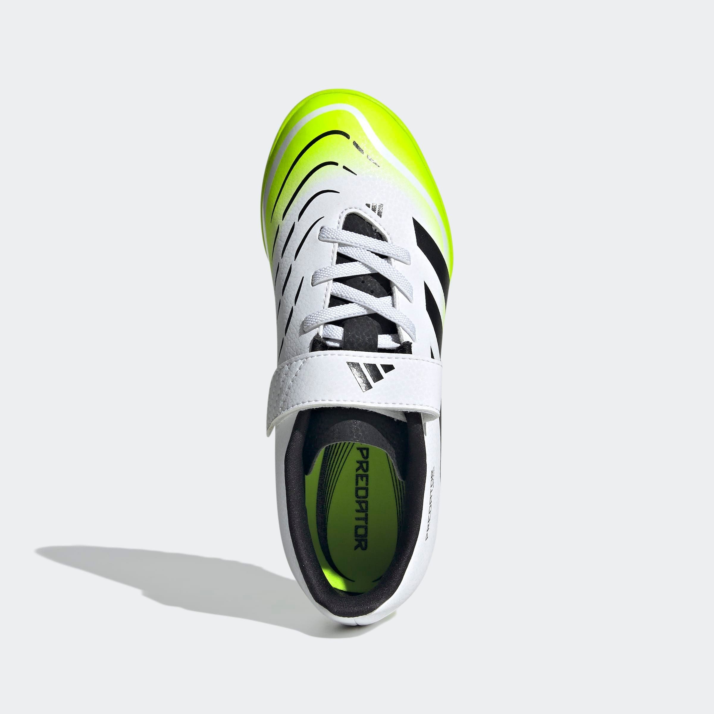adidas Performance PREDATOR CLUB HOOK-AND-LOOP KIDS Fußballschuh für harte Untergründe Asche und Kunstrasen, für Kinder & Jugendliche