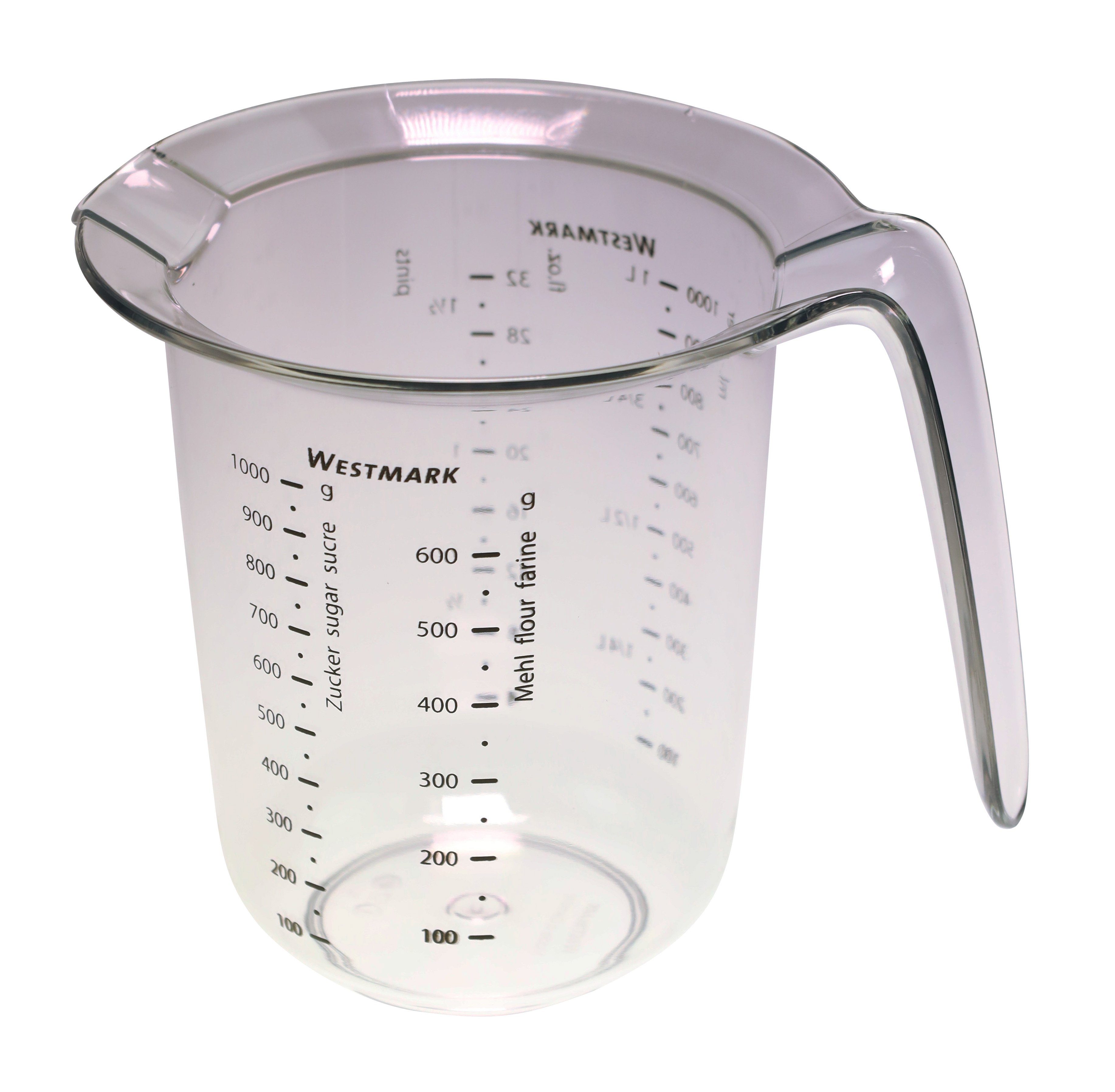 Messbecher Westmark 30652270 Messkanne/Becher, 1 Liter, Made in Germany, Kunst
