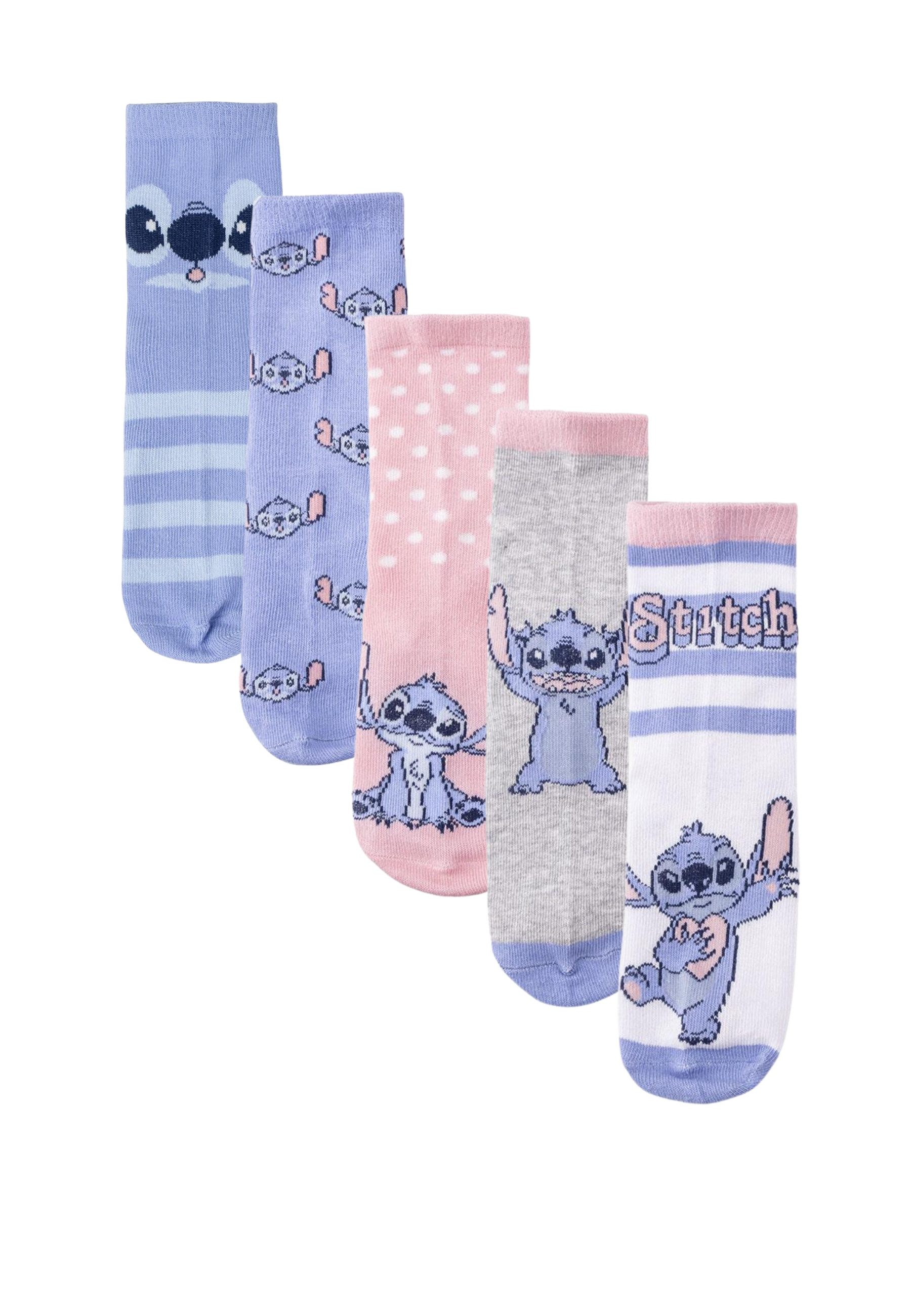 Disney Socken Socken Pack 5-teilig Stitch (Set)