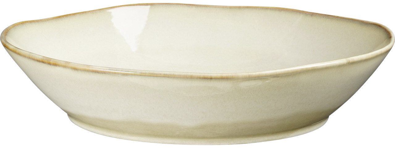 Mica Decorations Servierschale Mica Decorations Schale Racco stoneware 6 x 28 cm, Eiche