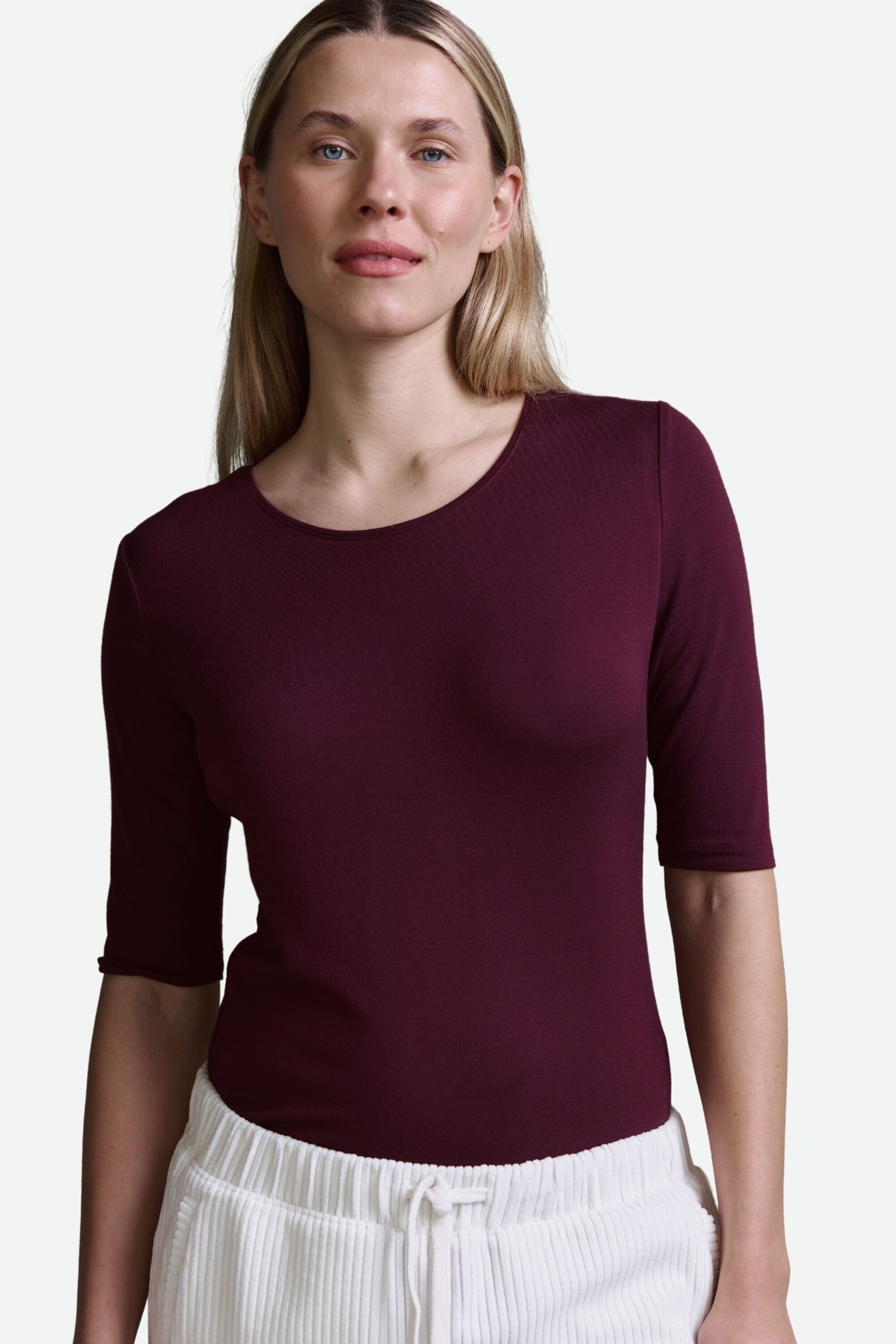 Cotton Candy Rundhalsshirt (1-tlg) mit Rundhalsausschnitt