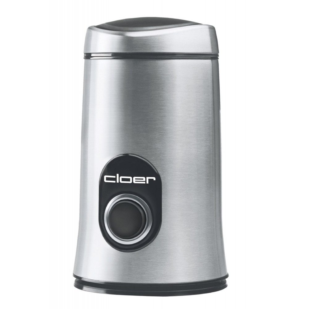 Cloer Kaffeemühle Cloer Kaffeemühle 7579 Edelstahl - Mühle, Schlagmesser, Kabelaufbewahrung