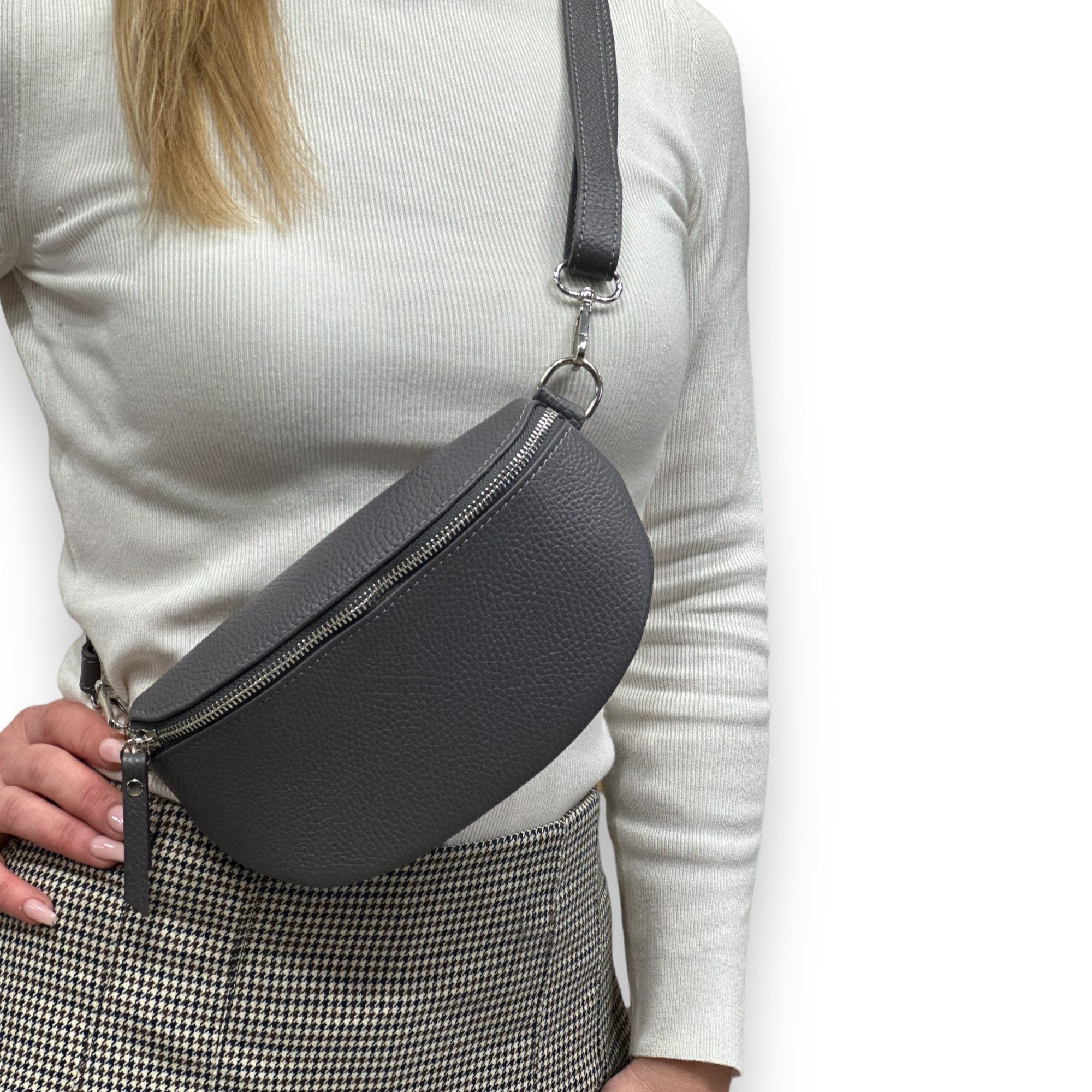 Umhängetasche Bauchtasche Leder, Umhängetasche,Damen, Crossbody bag