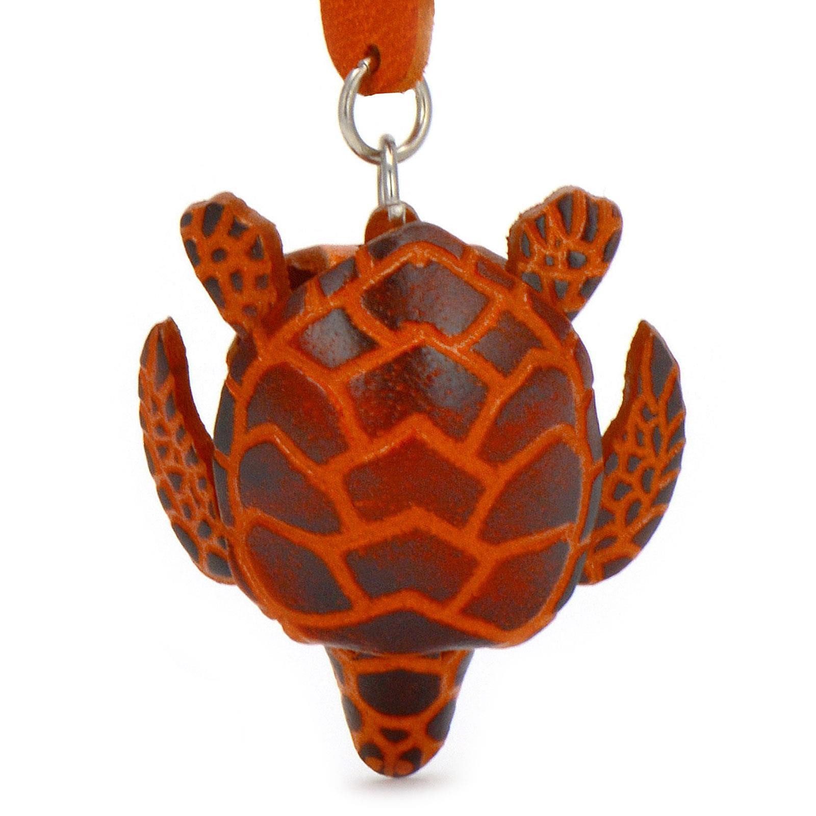 Schlüsselanhänger Set Schildkröten Schlüsselanhänger aus Leder