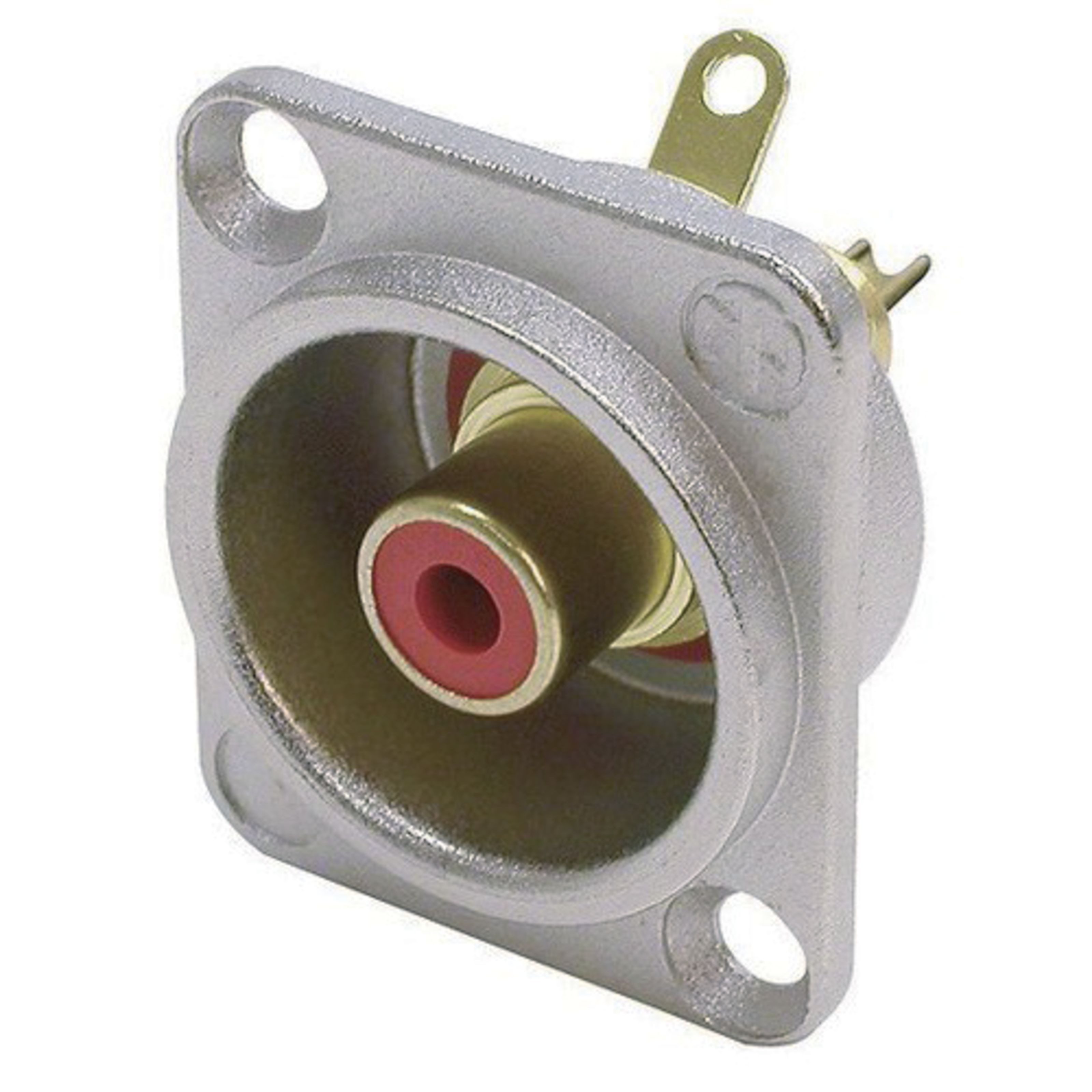 Neutrik Rca-разъем, (NF2D-2 Cinch Einbaubuchse Rot Geeignet für Audio- und Videoanwendungen, Затыкать & Adapter, Cinch Затыкать und -Buchsen), NF2D-2 Cinch Einbaubuchse rot - Затыкать & Adapter