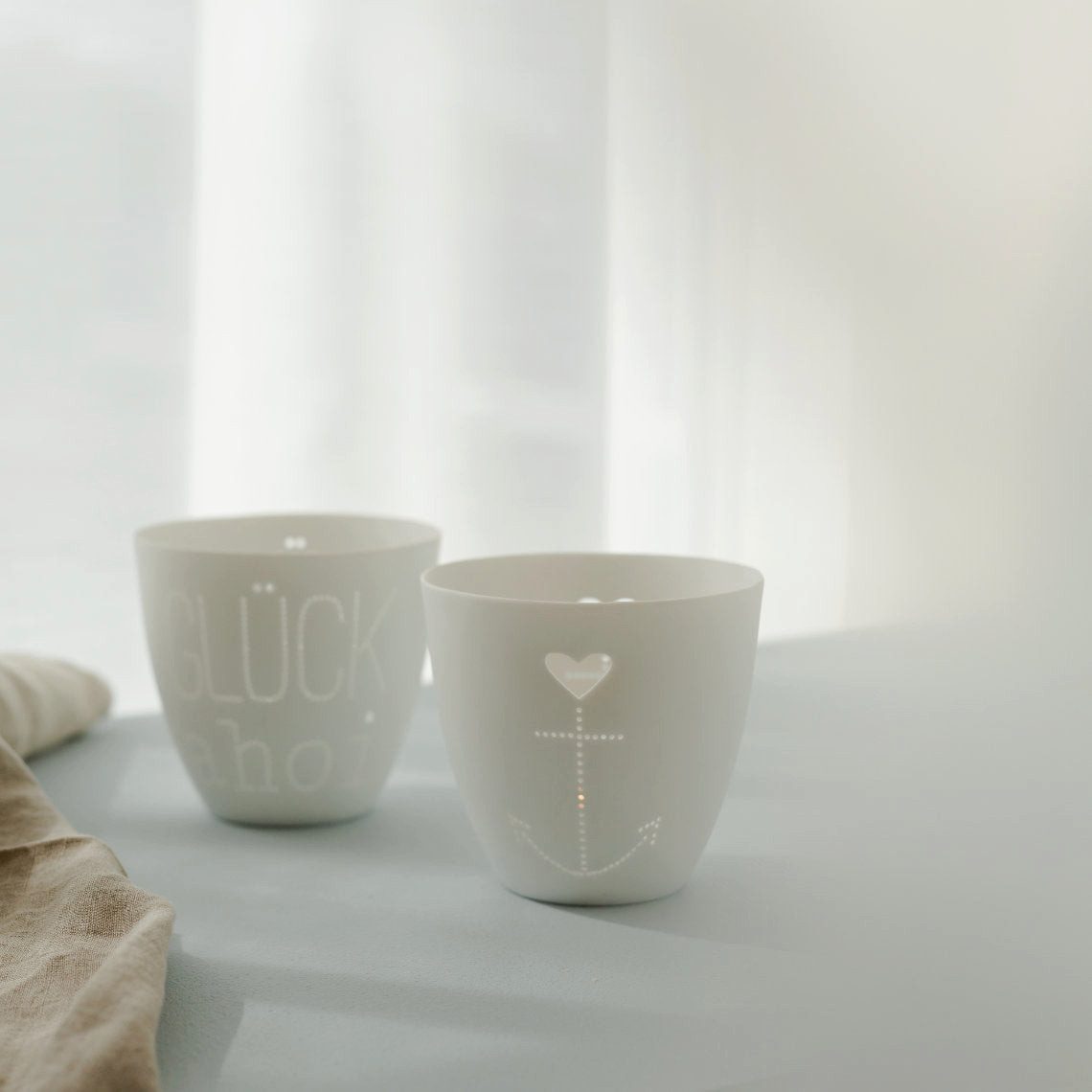 Räder Design Teelichthalter feiner Teelichthalter aus Porzellan " Herzanker " von räder design Ank