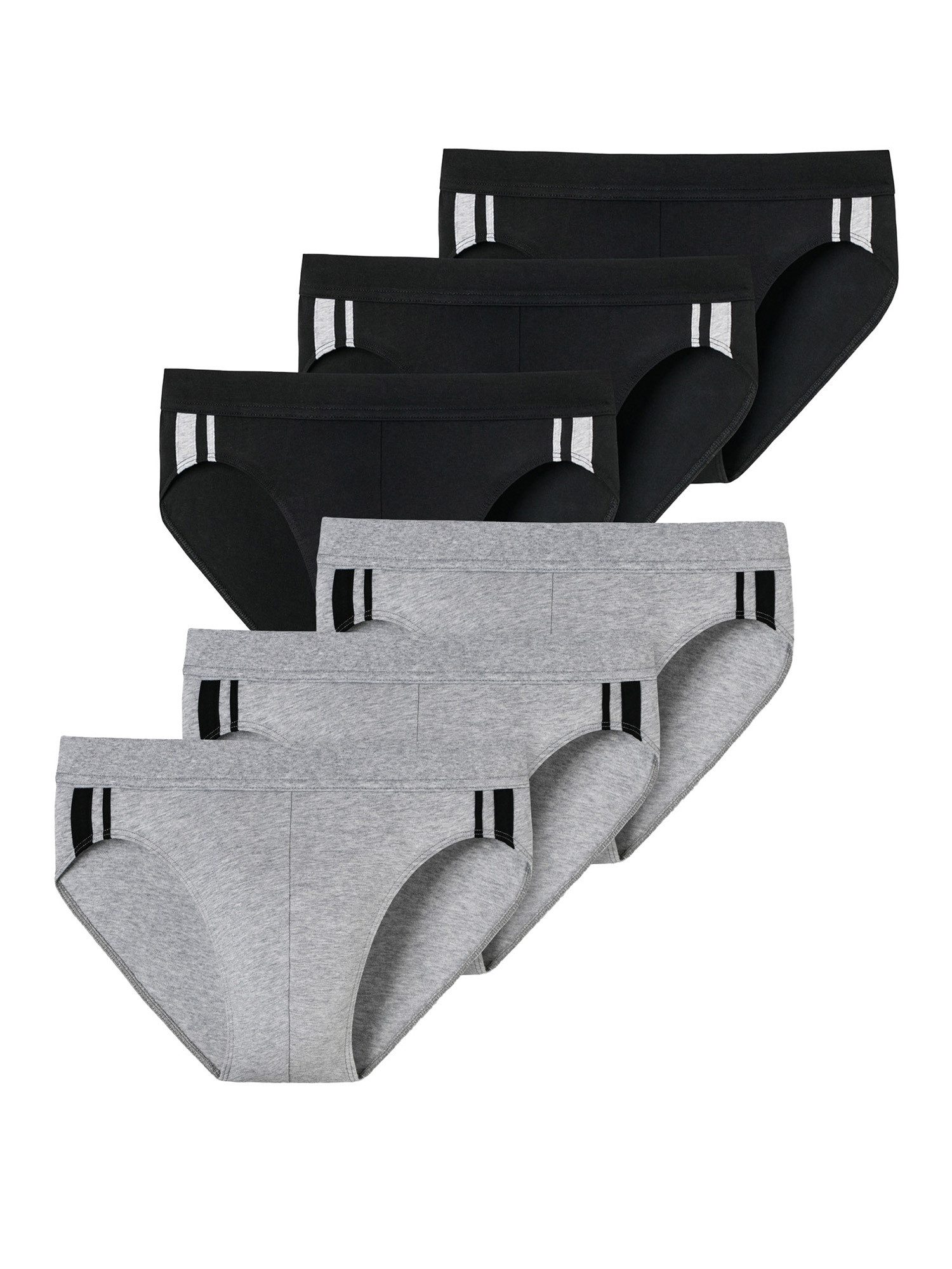 Schiesser Rioslip 95/5 Stretch (6-St) brazilslip unterhose unterwäsche
