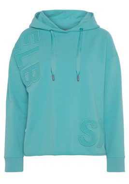 Elbsand Kapuzensweatshirt Elgin mit Logostickerei