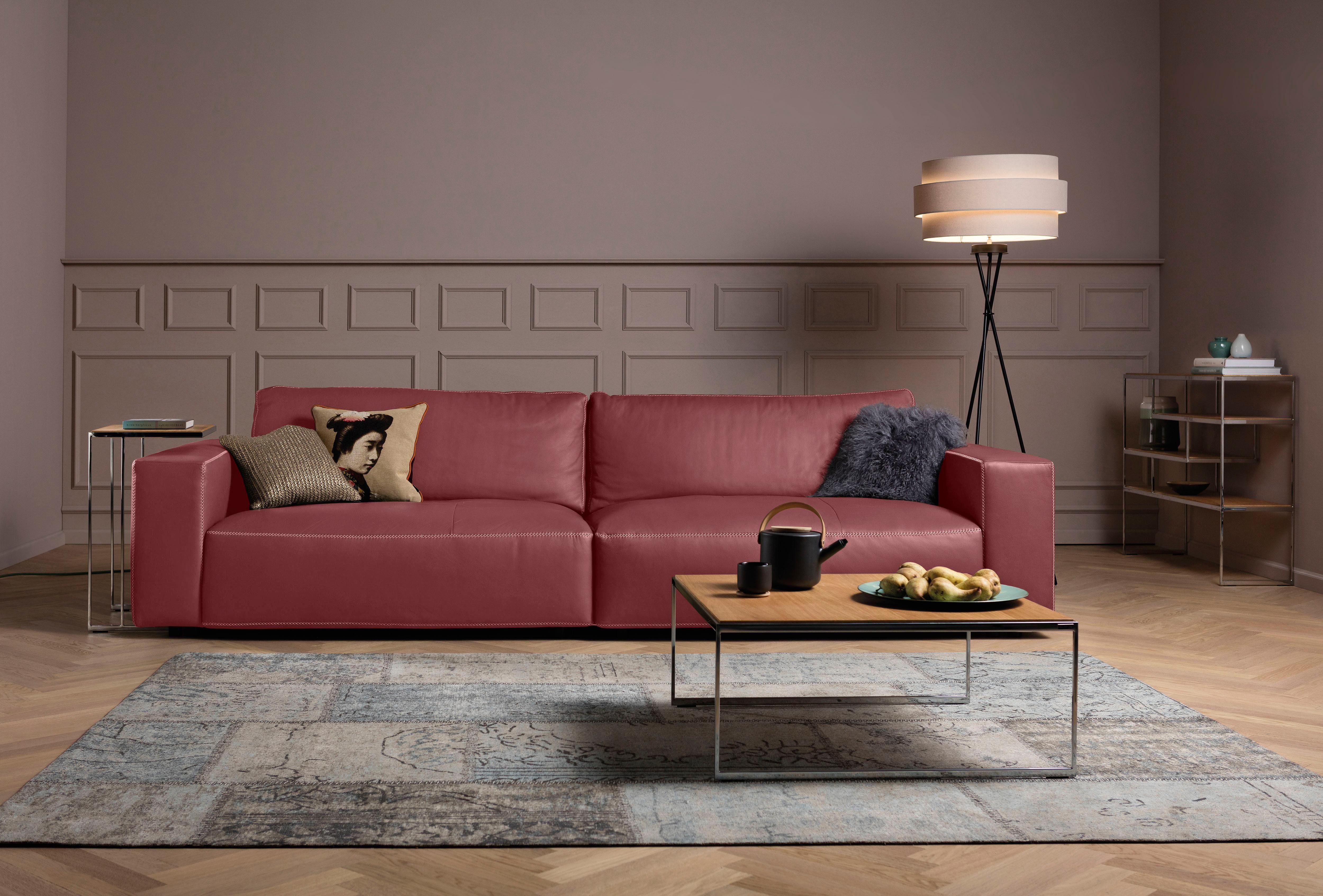 Musterring Big-Sofa LUCIA Mega Sofa, zeitlos, bequem, Breite 292cm, in vielen Qualitäten und 4 unterschiedlichen Nähten, 3-Sitzer