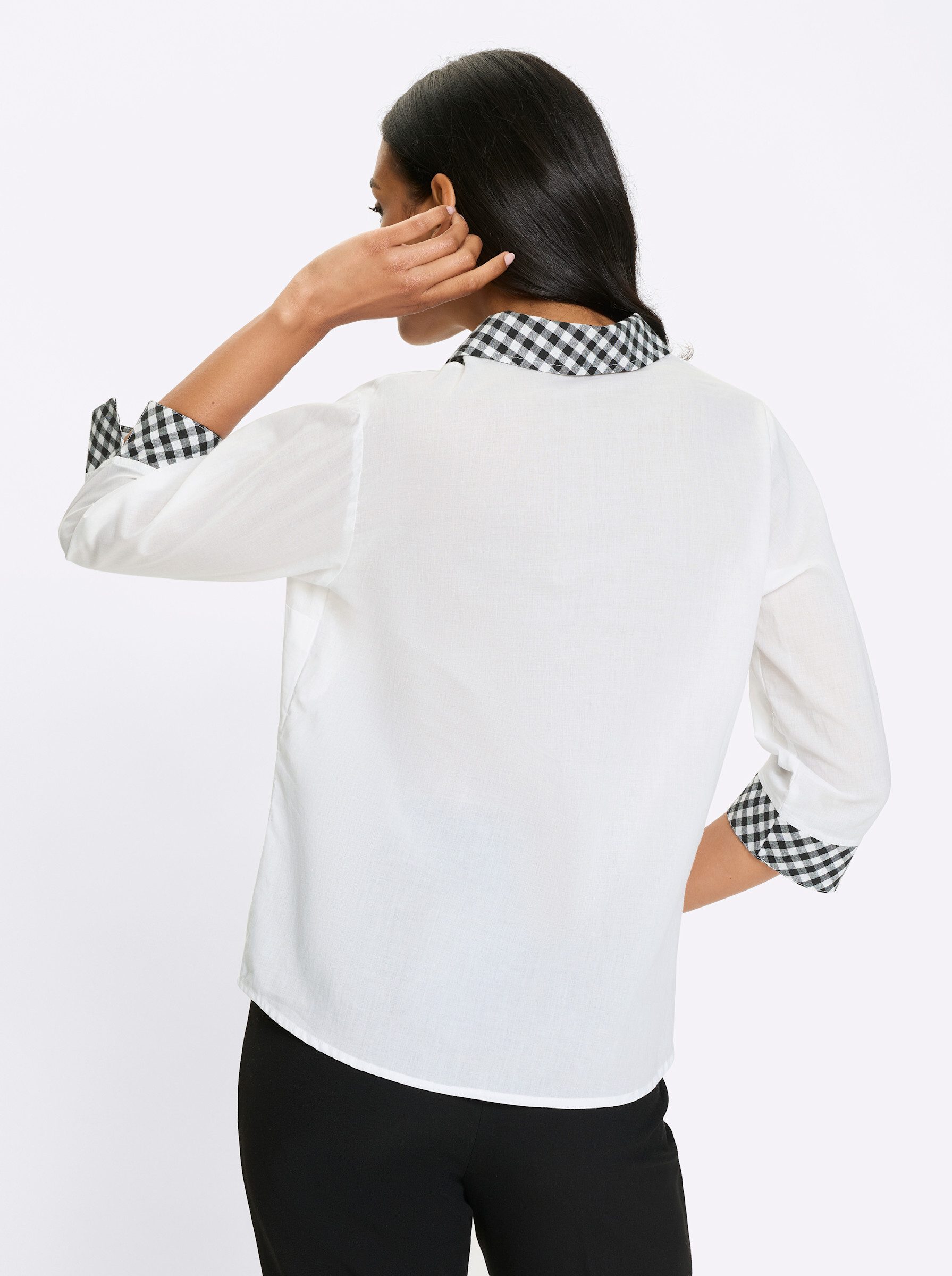 Sieh an! Klassische Bluse Trachtenbluse . günstig online kaufen