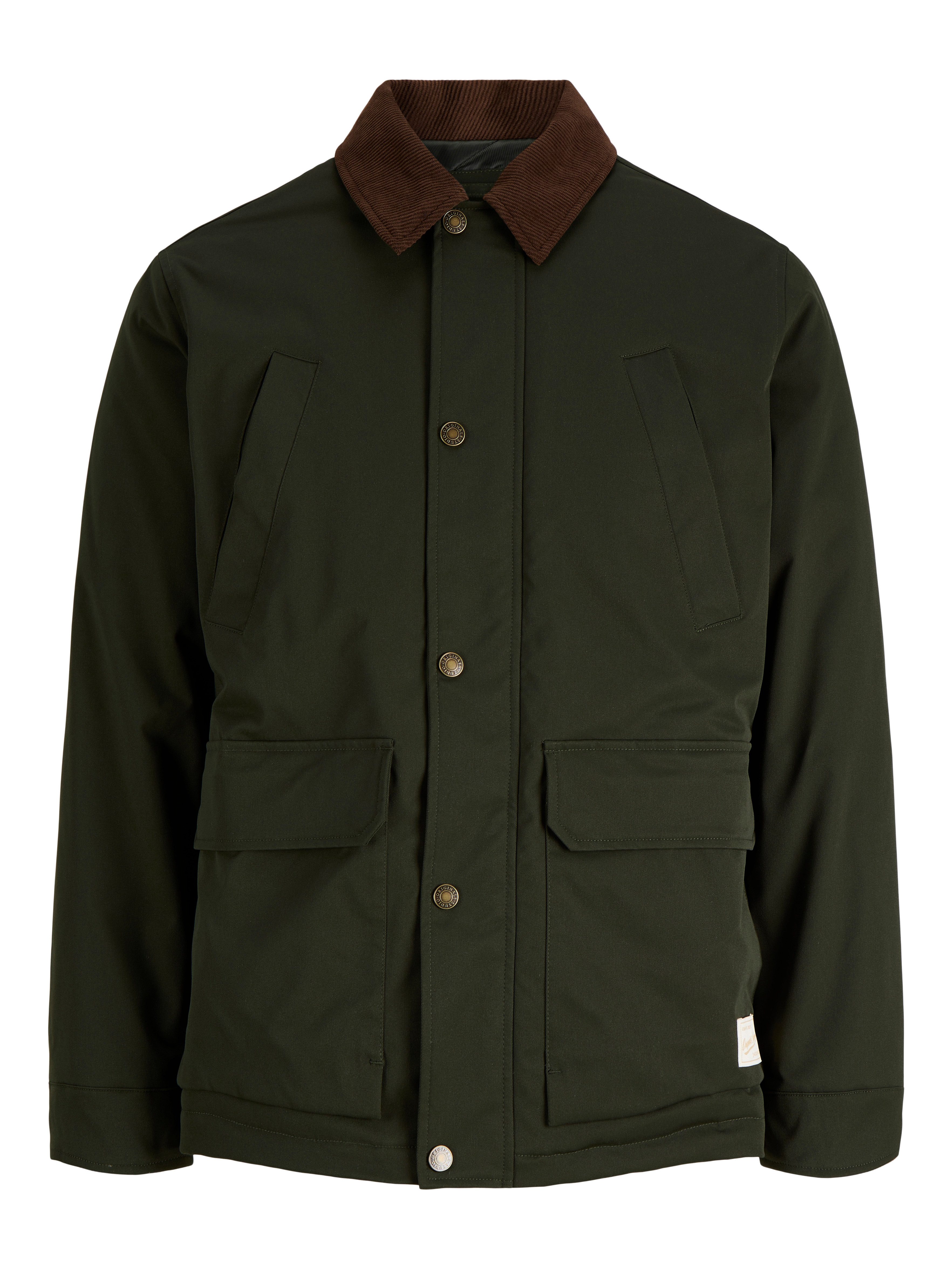 Jack & Jones Fieldjacket JORNORREBRO PADDED BARN JACKET SN Kunstfaser, mit Knopfleiste – Bild 5 von 5