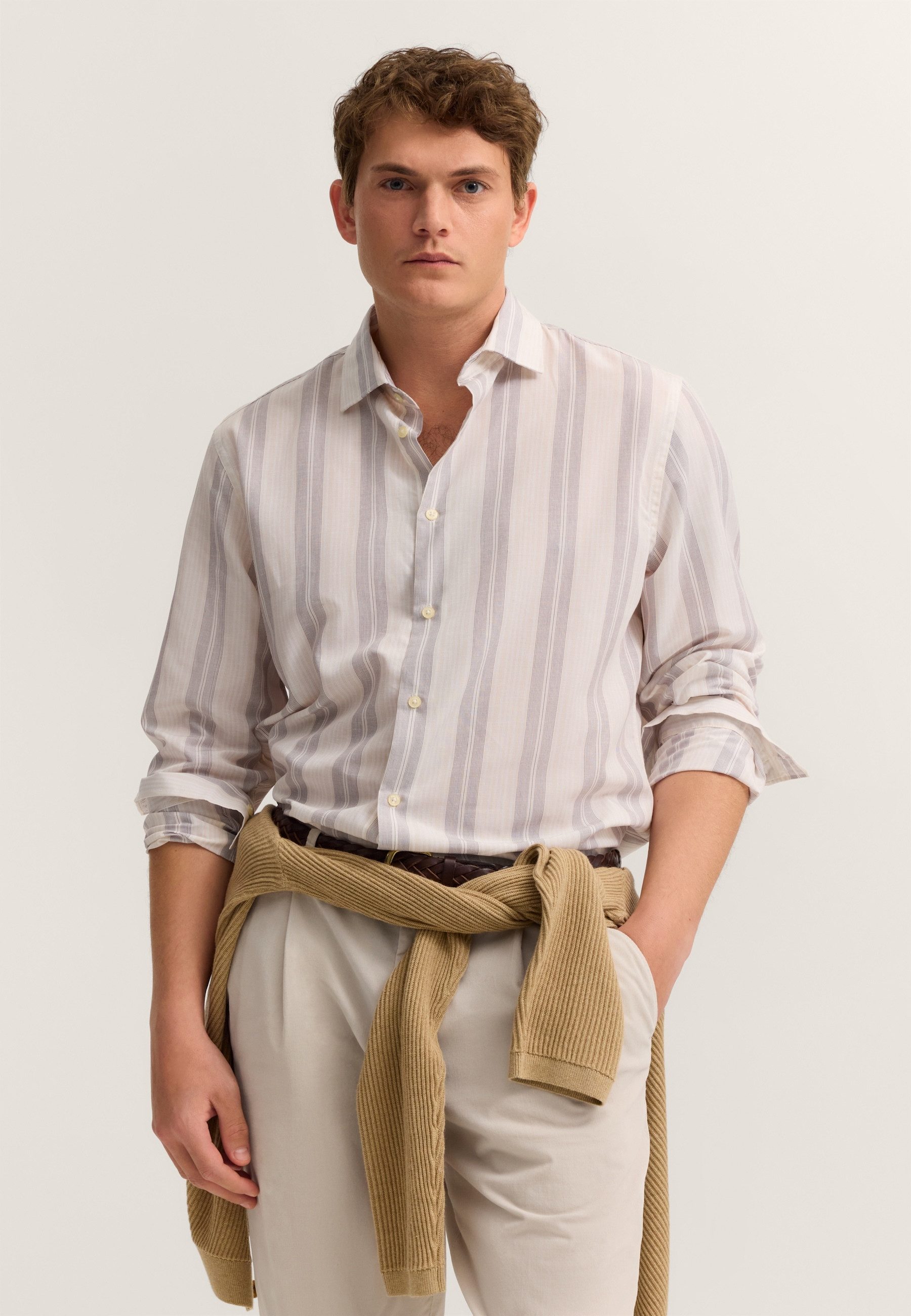 Streifenhemd Loose Fit