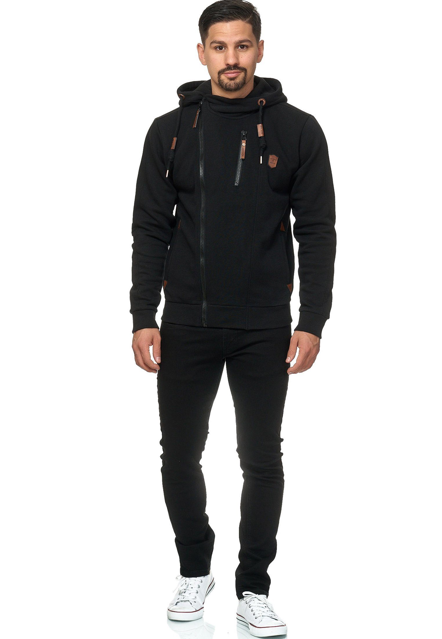 Indicode Kapuzensweatjacke Herren Elm Hoodie Sweatjacke Herrenjacke günstig online kaufen