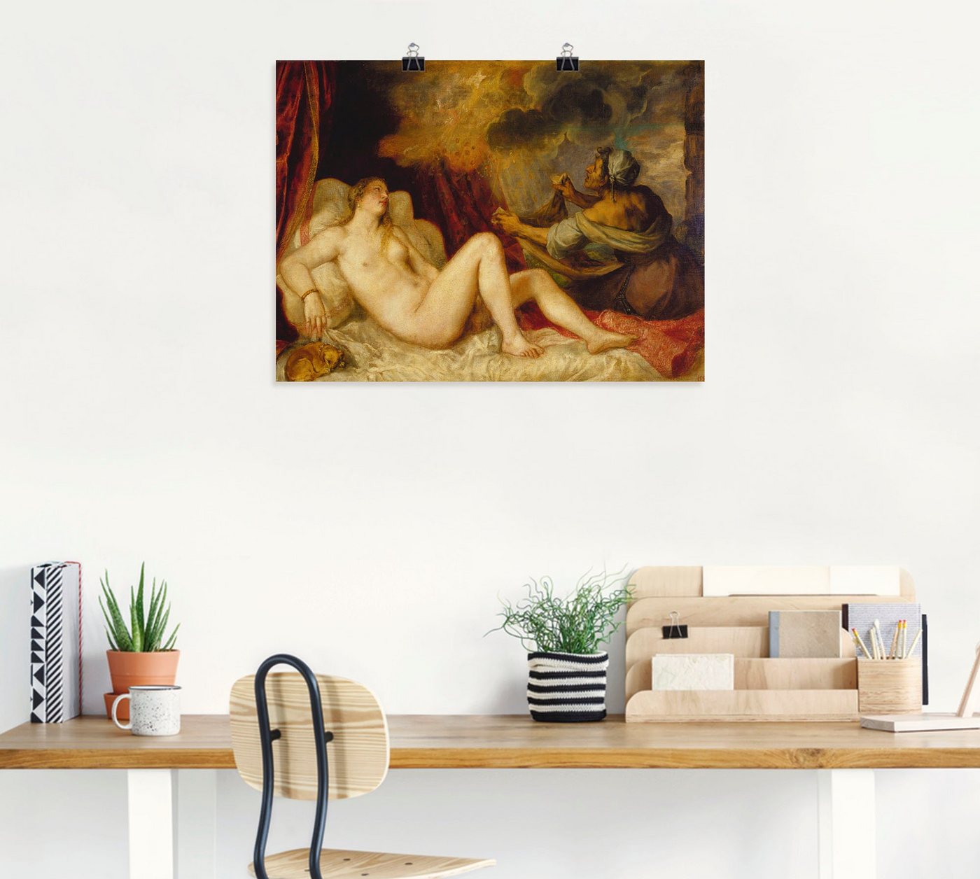 Artland Wandbild »Danae. 1553«, Frau (1 Stück), in vielen Größen & Produktarten -Leinwandbild, Poster, Wandaufkleber / Wandtattoo auch für Badezimmer geeignet-HomeTrends