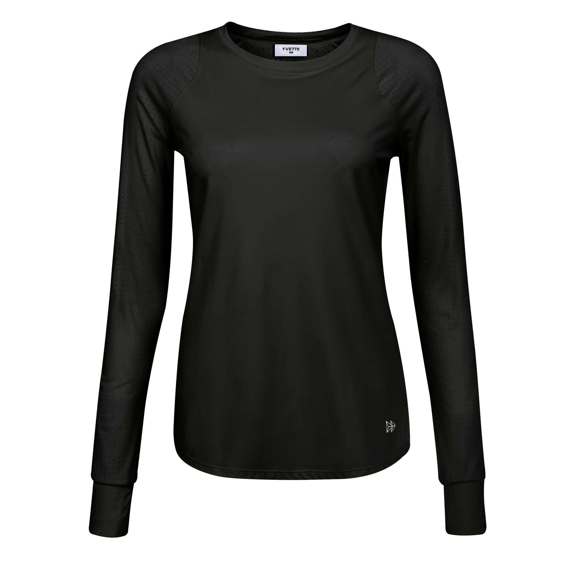Yvette Langarmshirt Longsleeve Katy 09A Black