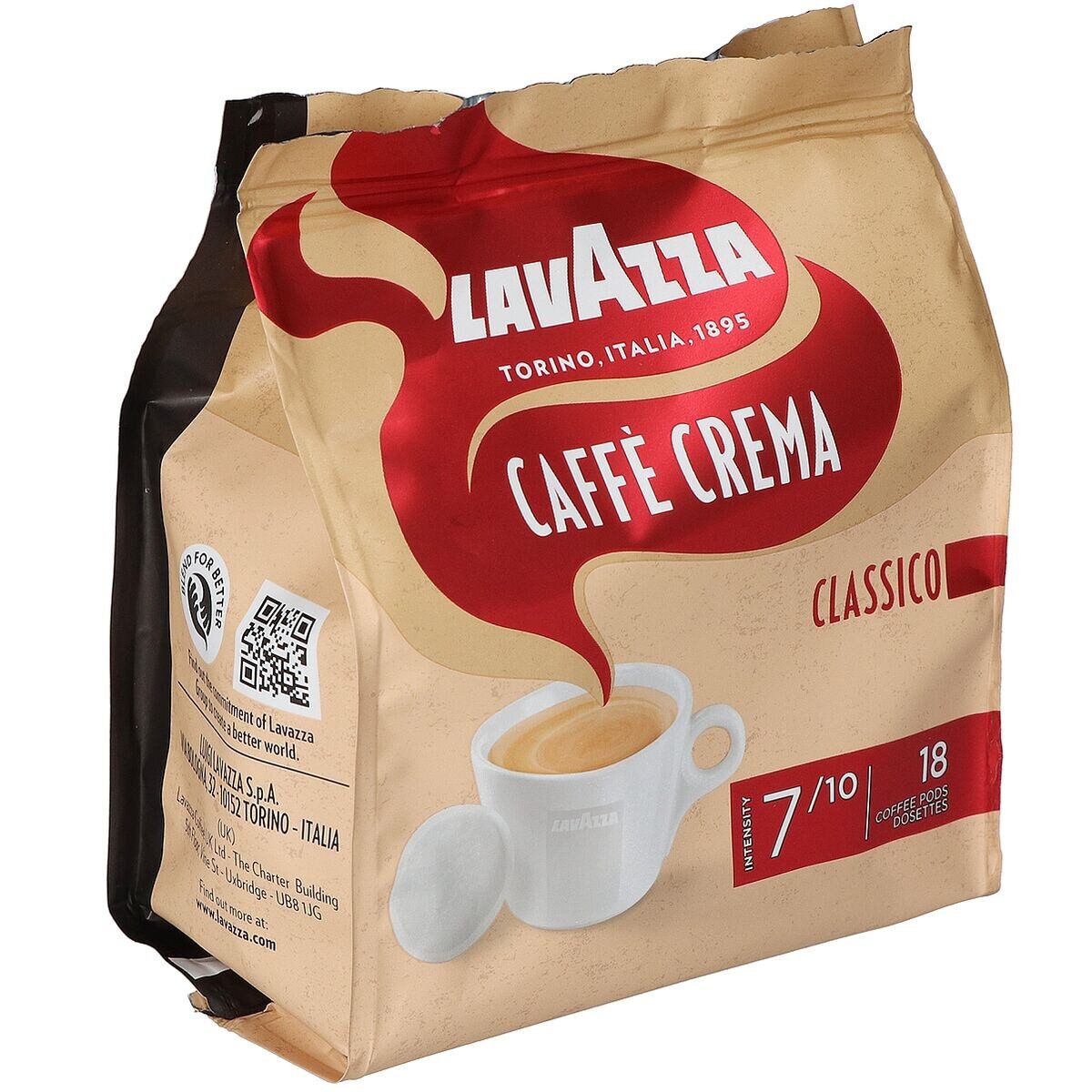 Lavazza Kaffee Caffè Crema Classico, 18 Kaffeepads