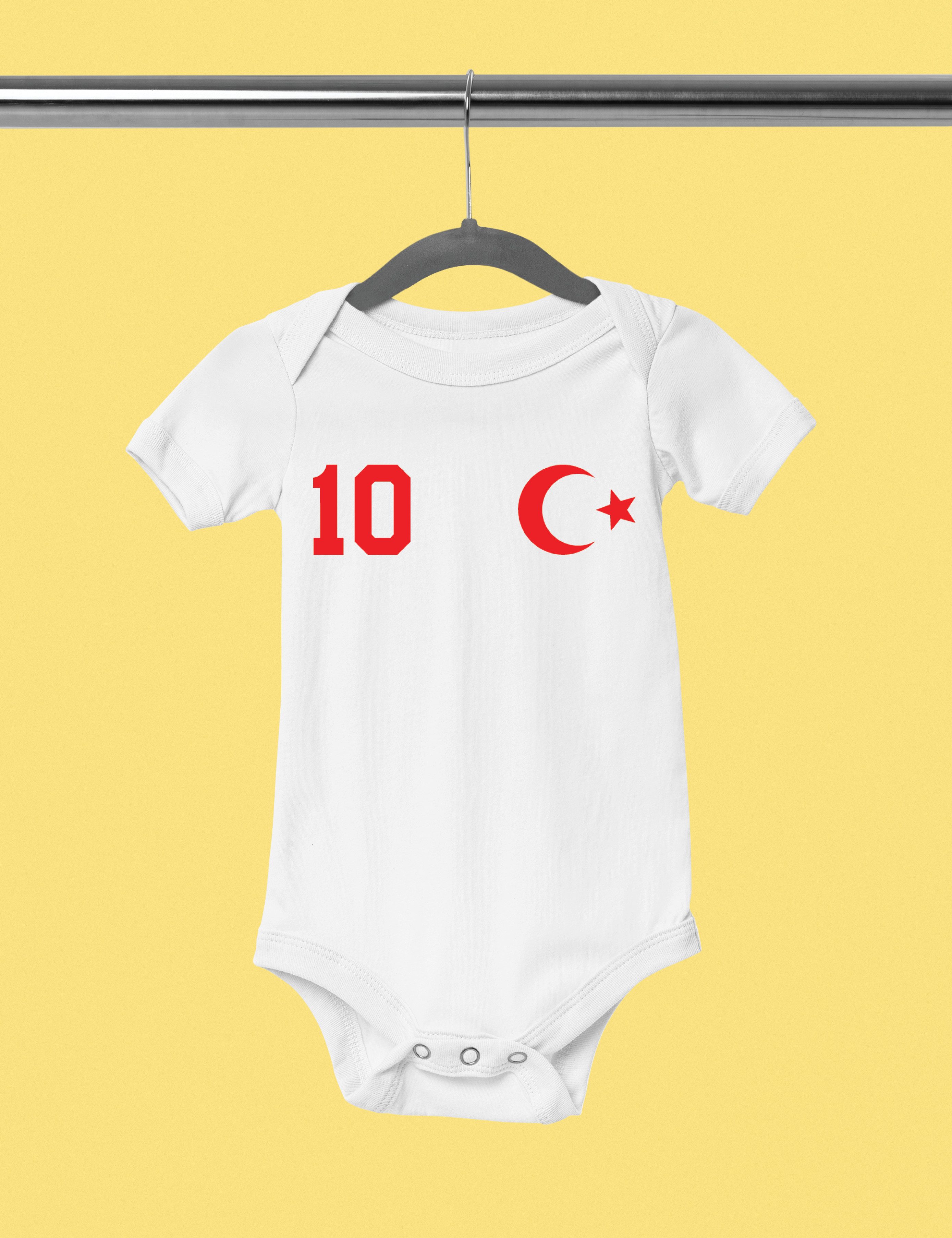 Youth Designz Kurzarmbody Türkei Kinder Baby Body Strampler mit trendigem Motiv