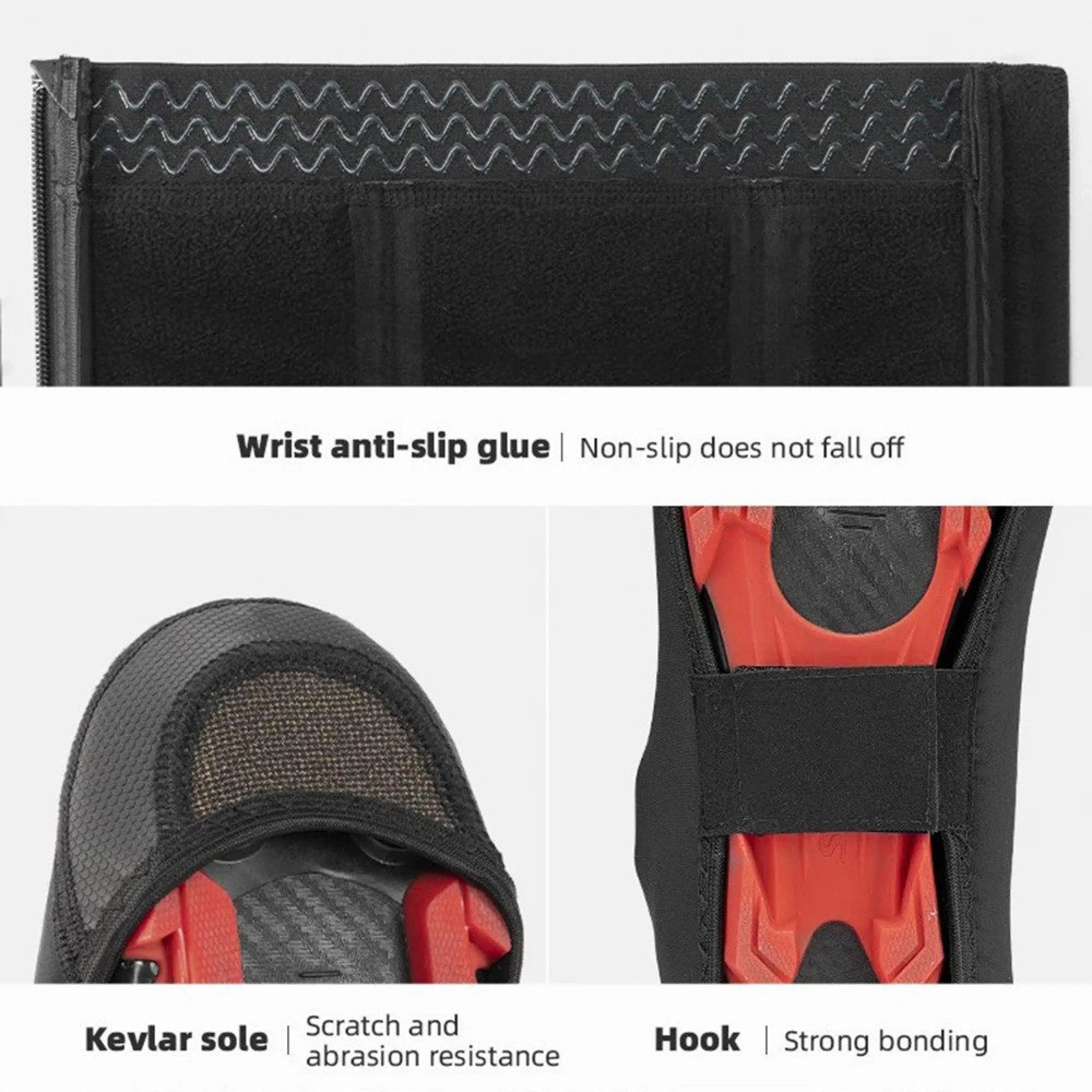 Sport-Knight® Schuhüberzieher Winter Fahrrad Überschuhe Fleece wasserabweisend 39-46