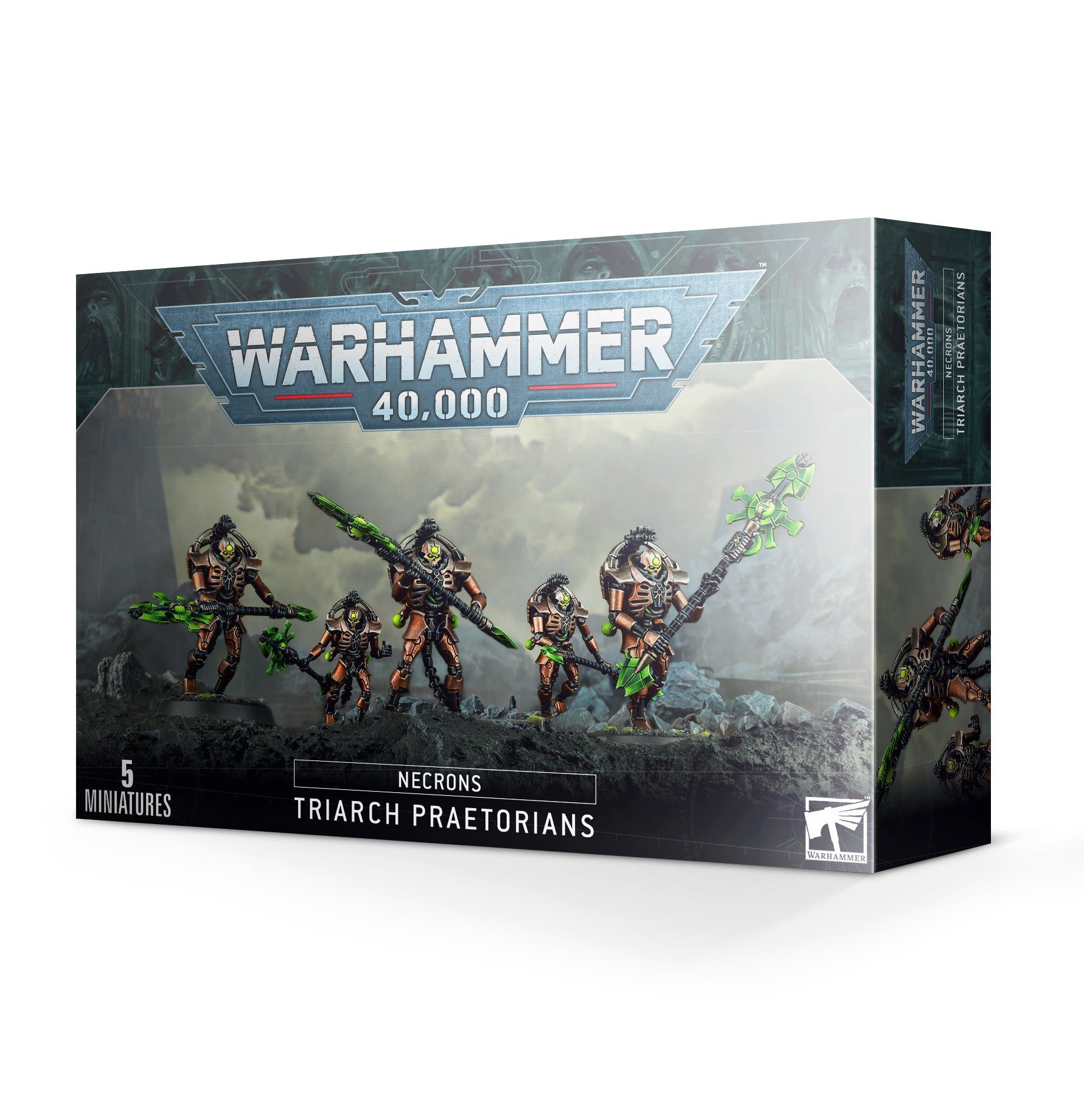 Games Workshop Spielfigur Warhammer 40.000 Necrons Triarch Praetorians günstig online kaufen