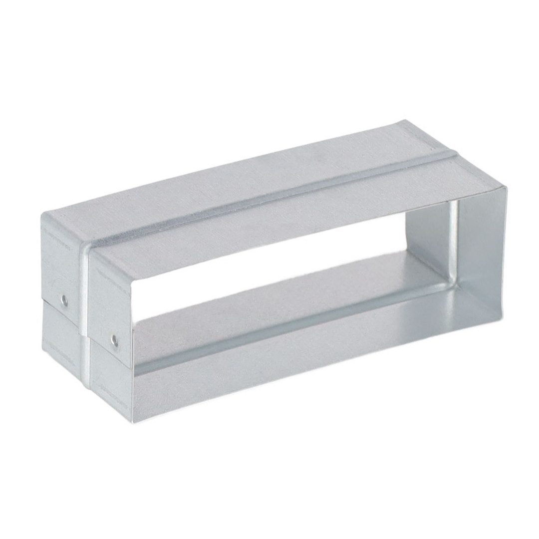 Subtiel Lüftungsschacht Flachkanal Universalverbinder, 15x5,5x5 cm