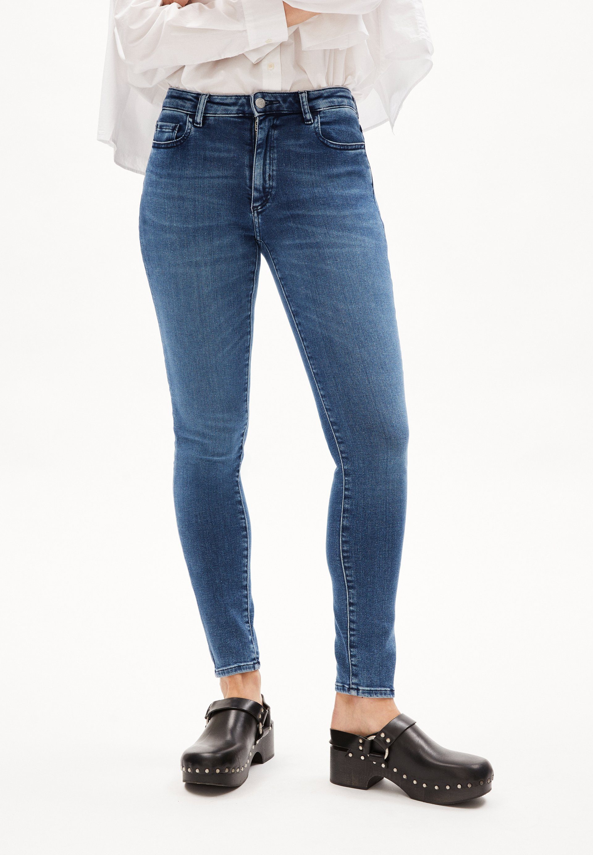 Armedangels Slim-fit-Jeans TILLAA X STRETCH Mid waist