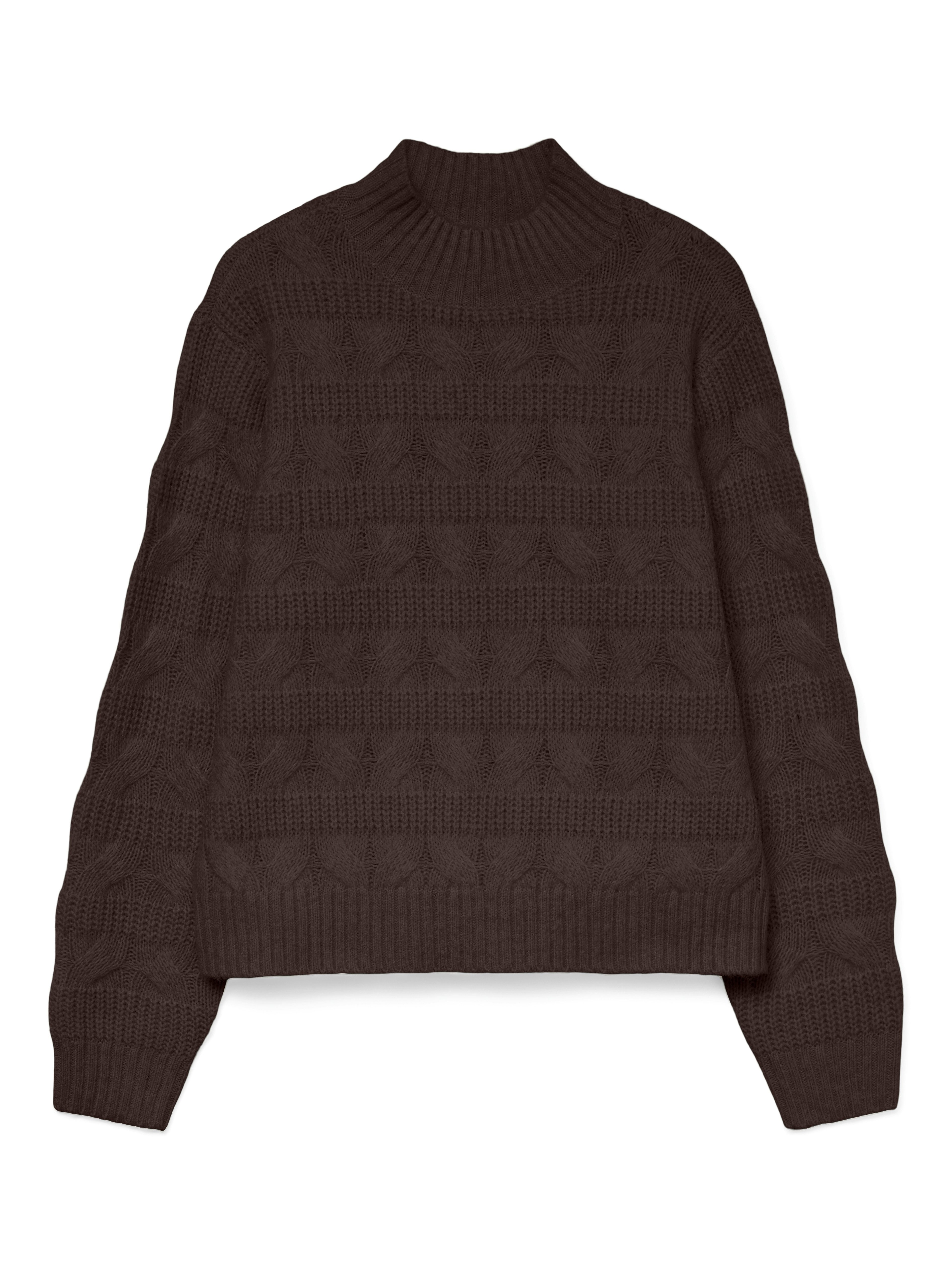 Vero Moda Strickpullover VMVIRGO LS HIGHNECK PULLOVER BF