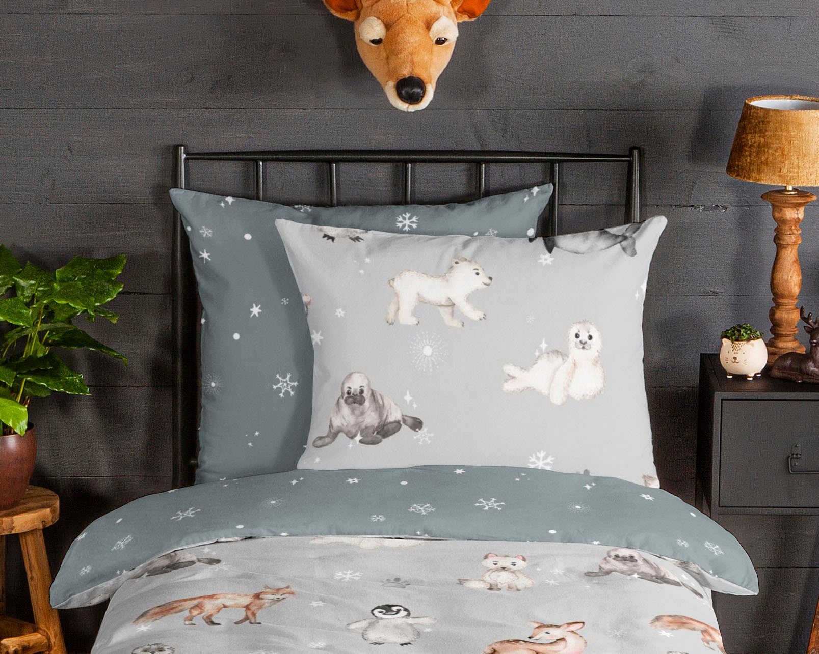 good morning Kinderbettwäsche Cira, Biber, Flanell, 2 teilig, Biber, 135x20 günstig online kaufen