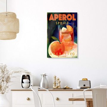 Posterlounge Acrylglasbild ATELIER M, Aperol Spritz Aperitivo, Milano, Küche Modern Illustration
