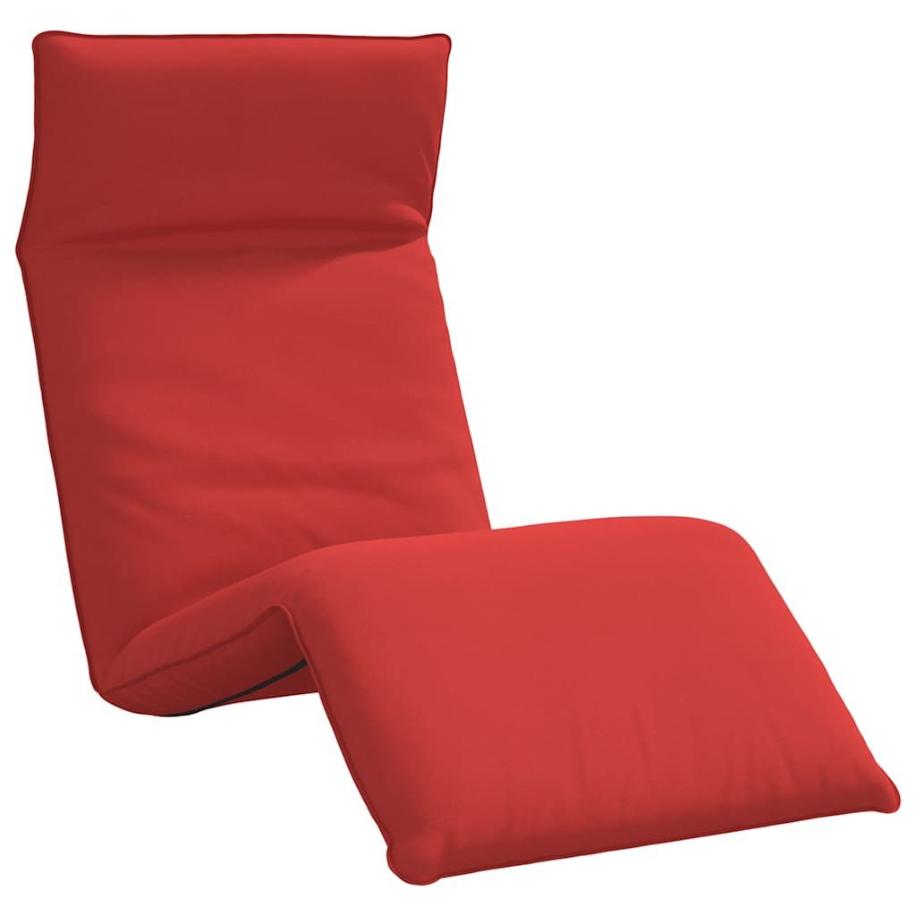 vidaXL Gartenliege Sonnenliege Klappbar Rot 175x54x8,5 cm Oxford-Gewebe, 1 St.