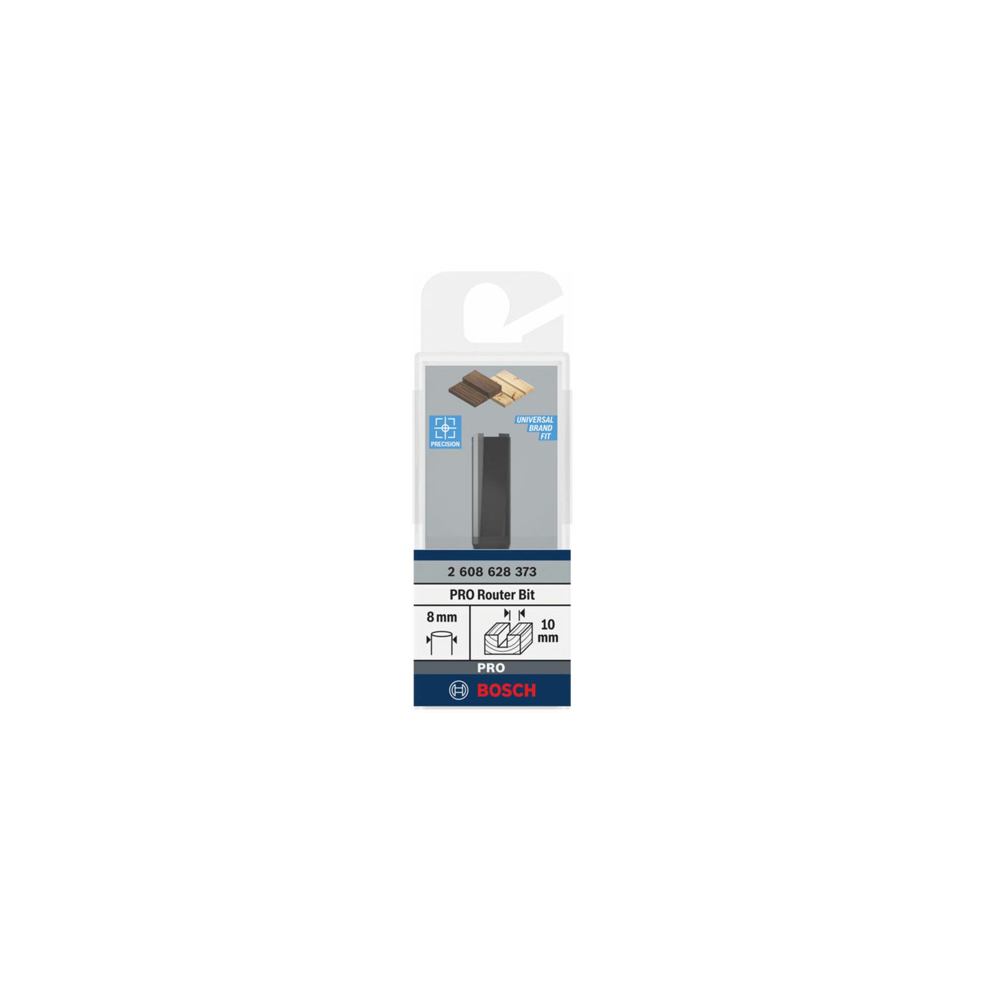 Bosch Professional Holz-Nutfräser Bosch Nutfräser Standard for Wood 8 mm D1 10 mm L 25,4 mm G 56 mm