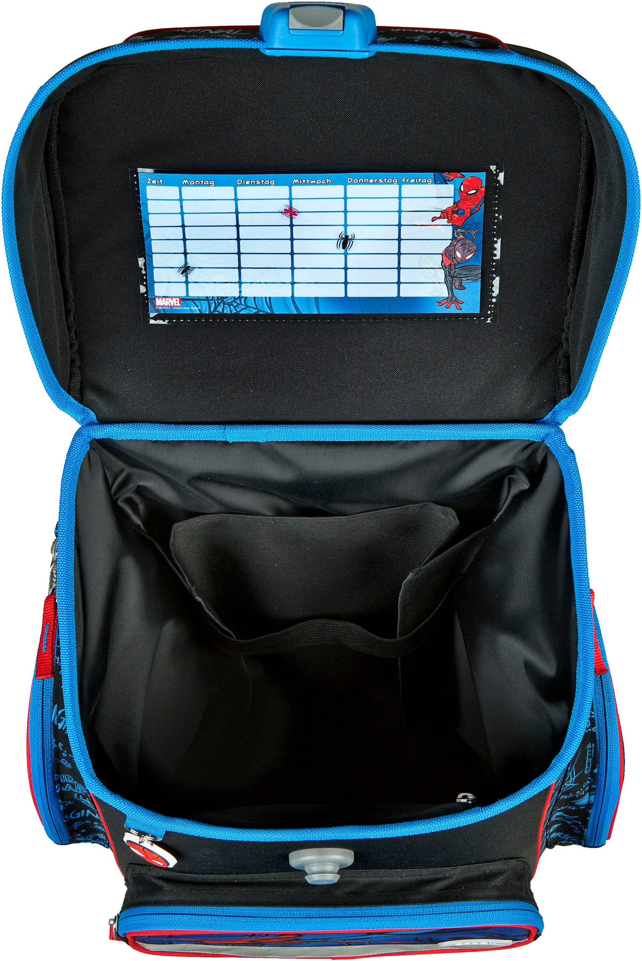 Scooli Schulranzen EasyFit, Spider-Man (Set, 5-tlg)