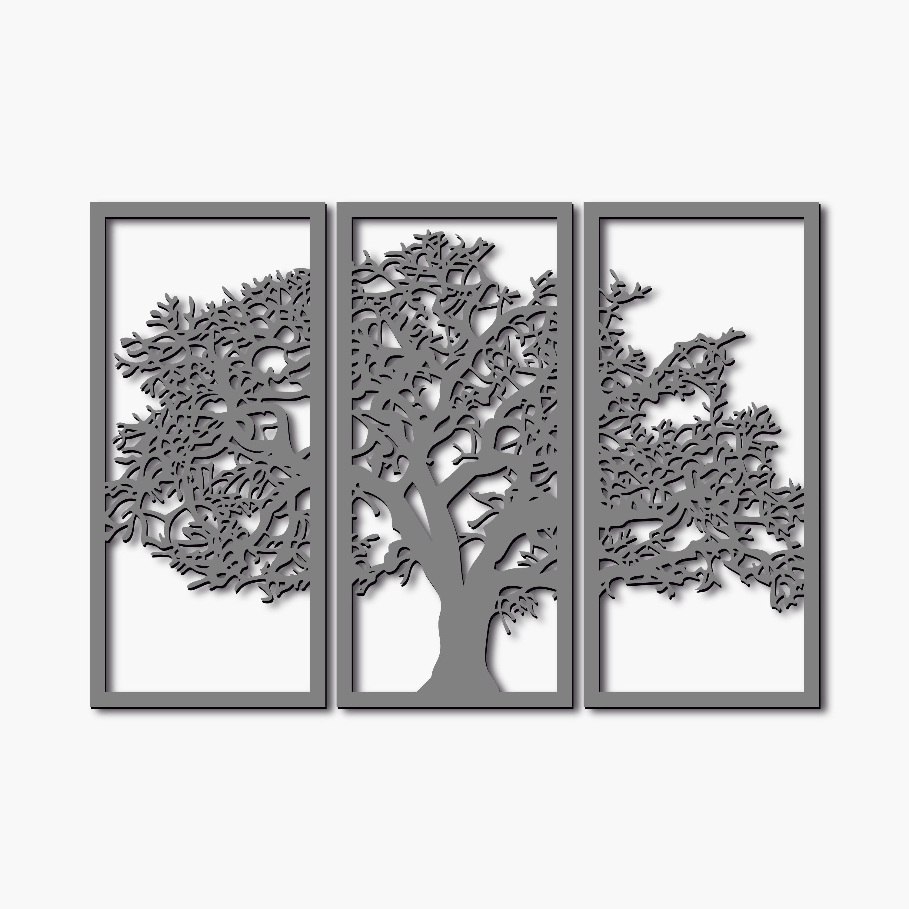 Namofactur Wanddekoobjekt XXL Baum im Rahmen günstig online kaufen