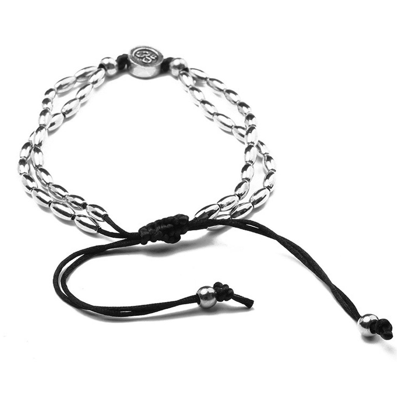 KARMA Fußkette Браслет Ethno Seestern od. Medaillon Schwarz Silber (Damenfußkette, Strandschmuck Fußschmuck Accessoire), Legierung Textil Fusskette