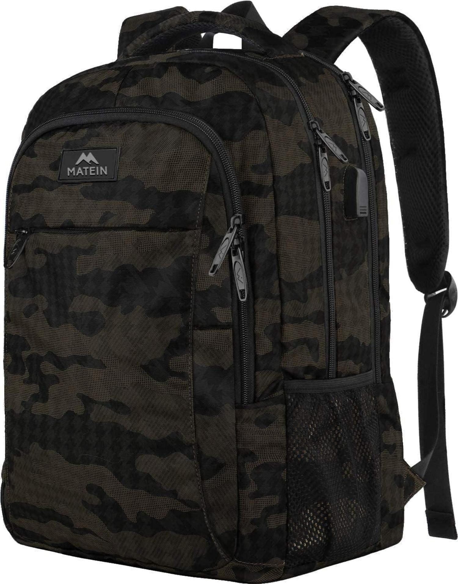 Laptoprucksack Laptop Rucksack 15,6 Zoll USB-Ladeanschluss Notebook Wasserdicht