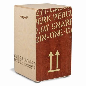 Schlagwerk Cajon CP404 RED,Cajon, Red, mit Tasche und Sitzpad